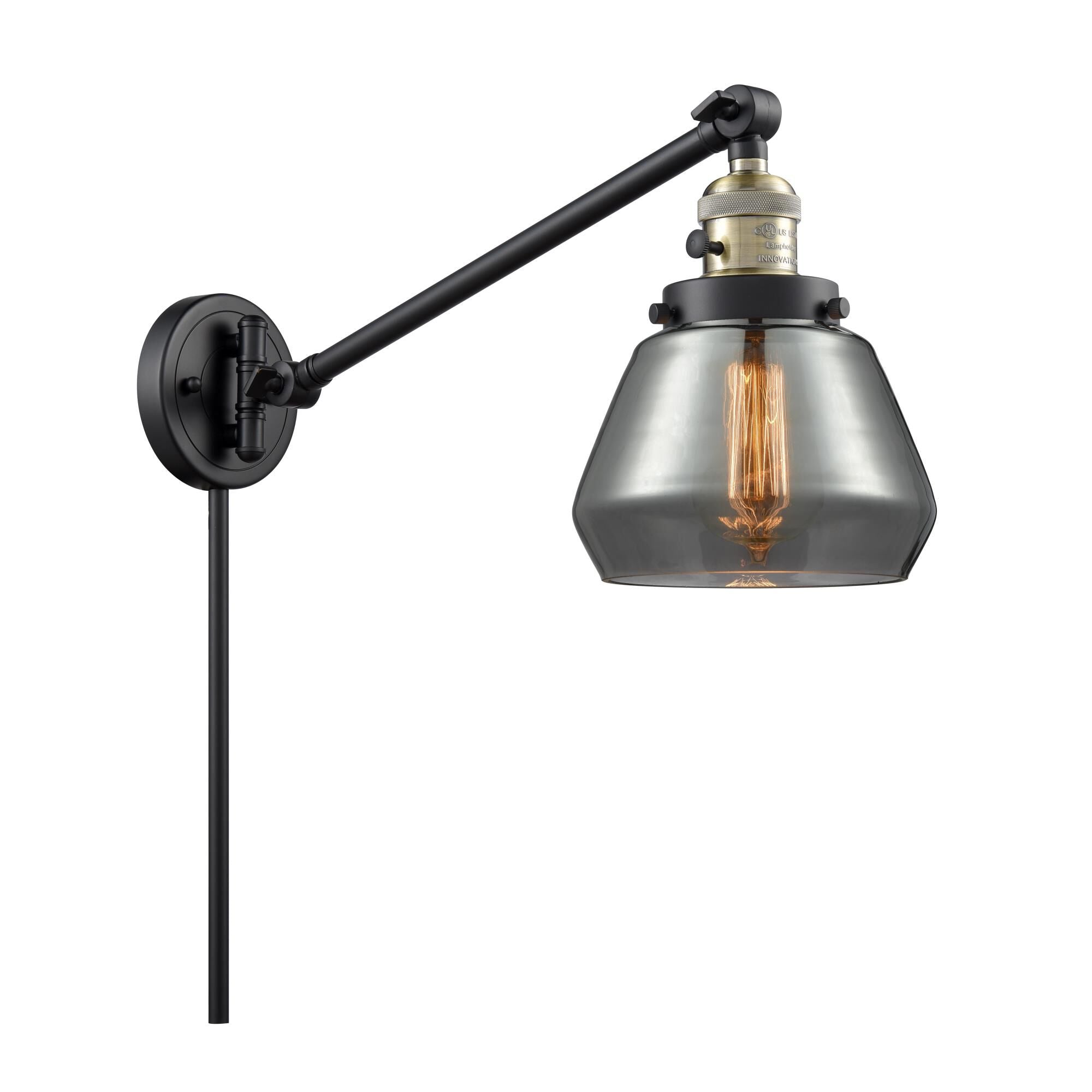 Innovations Lighting Bruno Marashlian Fulton Wall Swing Lamp Fulton - 237-BAB-G173 - Restoration-Vintage