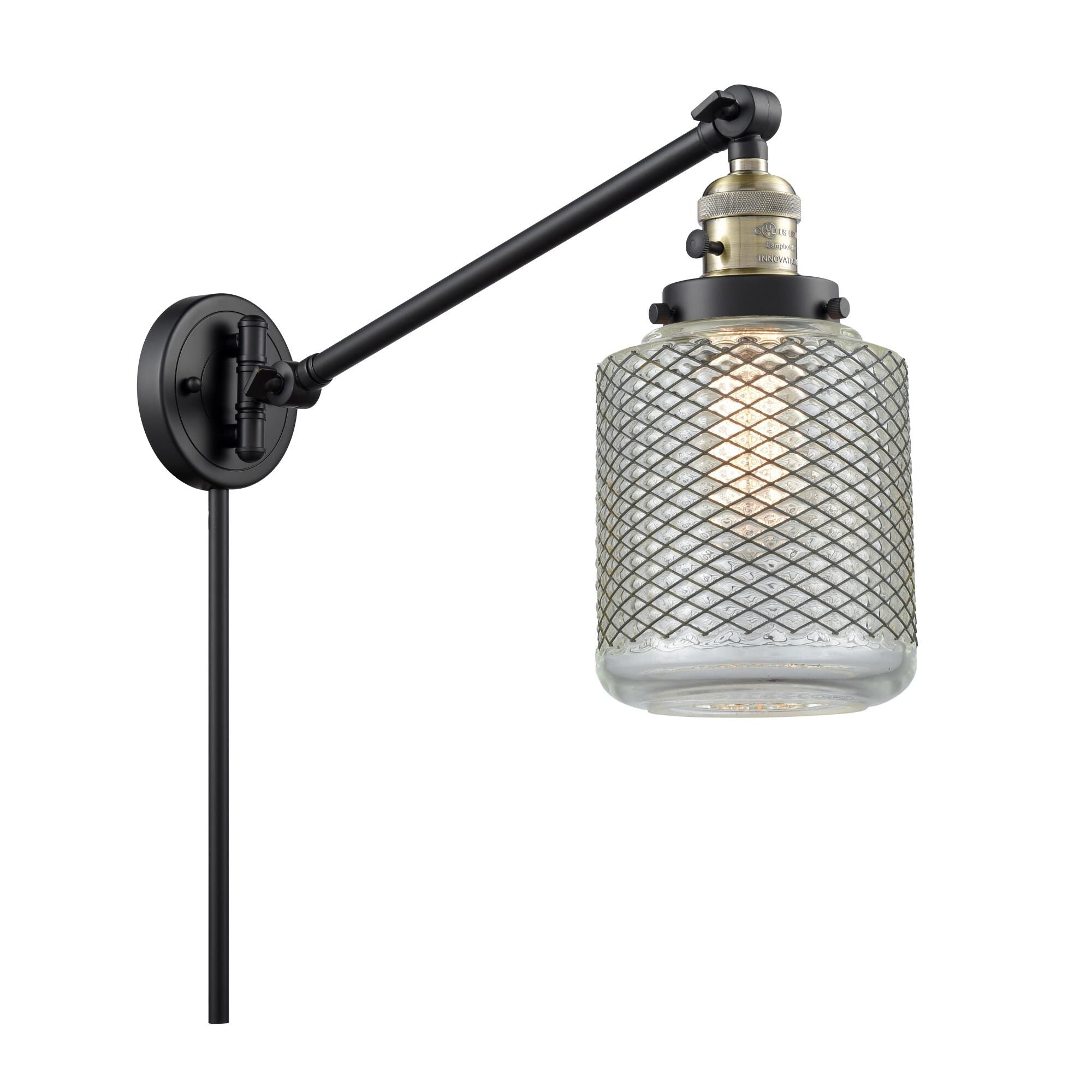 Innovations Lighting Bruno Marashlian Stanton Wall Swing Lamp Stanton - 237-BAB-G262 - Restoration-Vintage