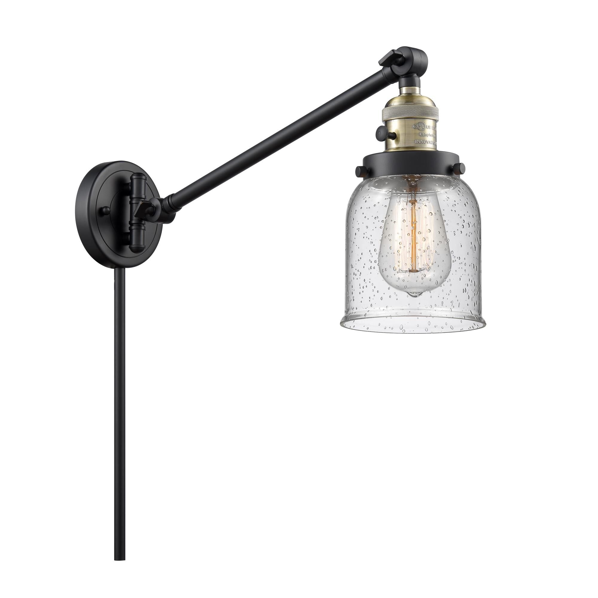 Innovations Lighting Bruno Marashlian Small Bell Wall Swing Lamp Small Bell - 237-BAB-G54 - Restoration-Vintage