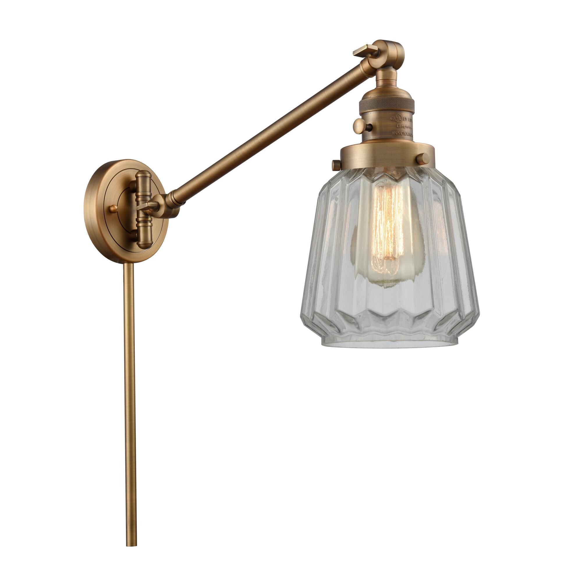 Innovations Lighting Bruno Marashlian Chatham Wall Swing Lamp Chatham - 237-BB-G142 - Restoration-Vintage