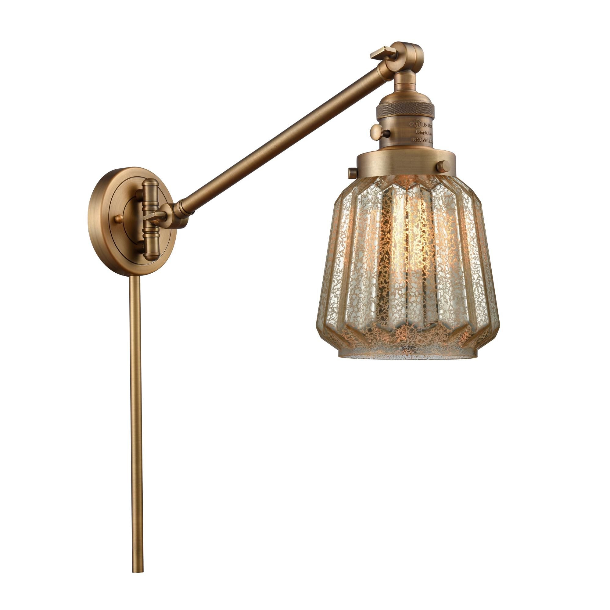 Innovations Lighting Bruno Marashlian Chatham Wall Swing Lamp Chatham - 237-BB-G146 - Restoration-Vintage