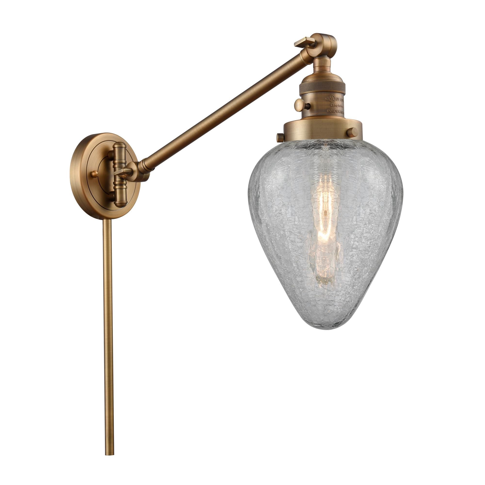 Innovations Lighting Bruno Marashlian Geneseo Wall Swing Lamp Geneseo - 237-BB-G165 - Restoration-Vintage