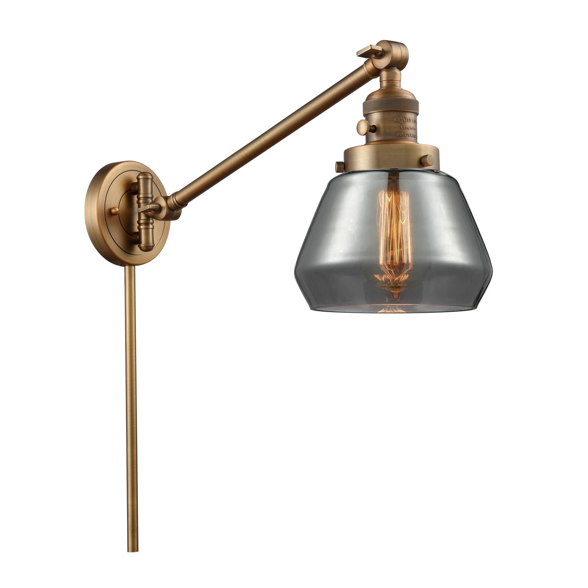 Innovations Lighting Bruno Marashlian Fulton Wall Swing Lamp Fulton - 237-BB-G173 - Restoration-Vintage
