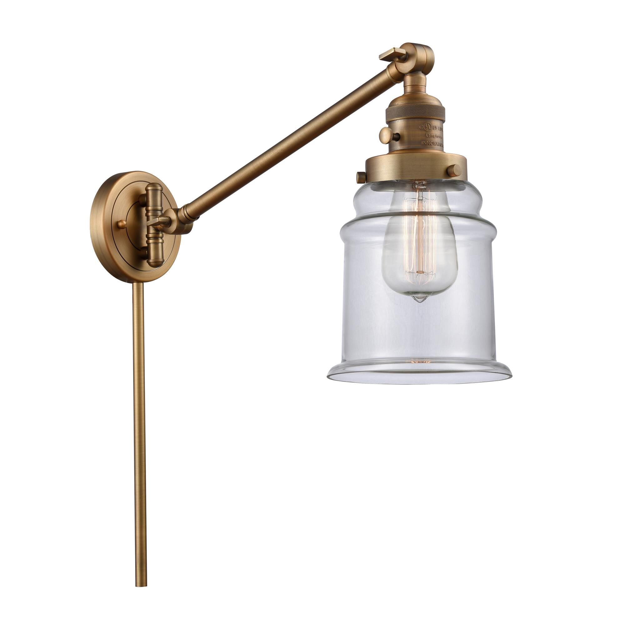 Innovations Lighting Bruno Marashlian Canton Wall Swing Lamp Canton - 237-BB-G182 - Restoration-Vintage