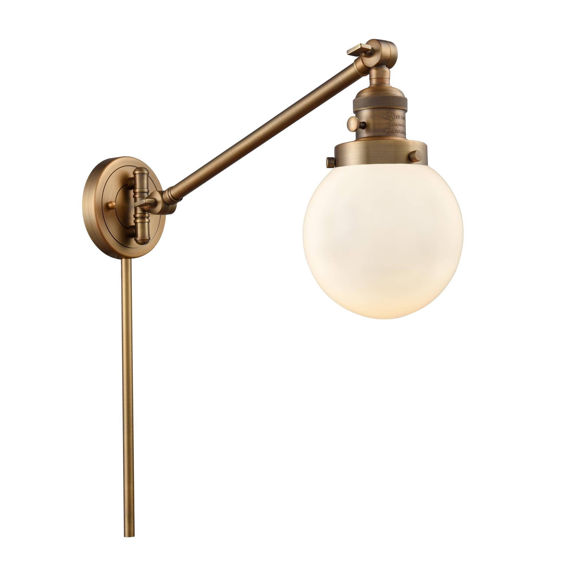 Innovations Lighting Bruno Marashlian Beacon Wall Swing Lamp Beacon - 237-BB-G201-6 - Transitional