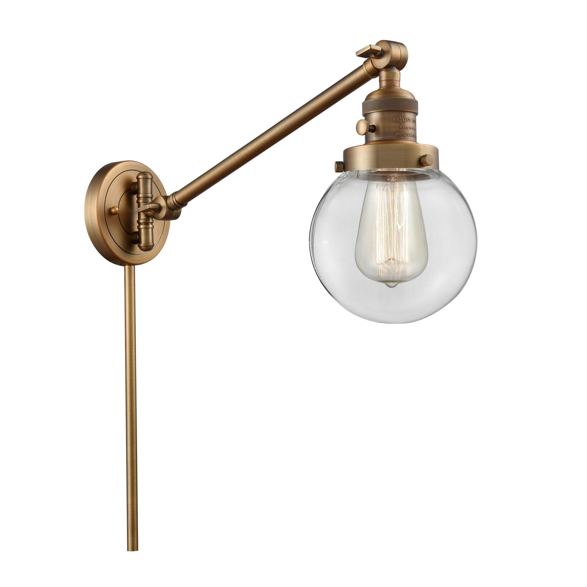 Innovations Lighting Bruno Marashlian Beacon Wall Swing Lamp Beacon - 237-BB-G202-6 - Transitional