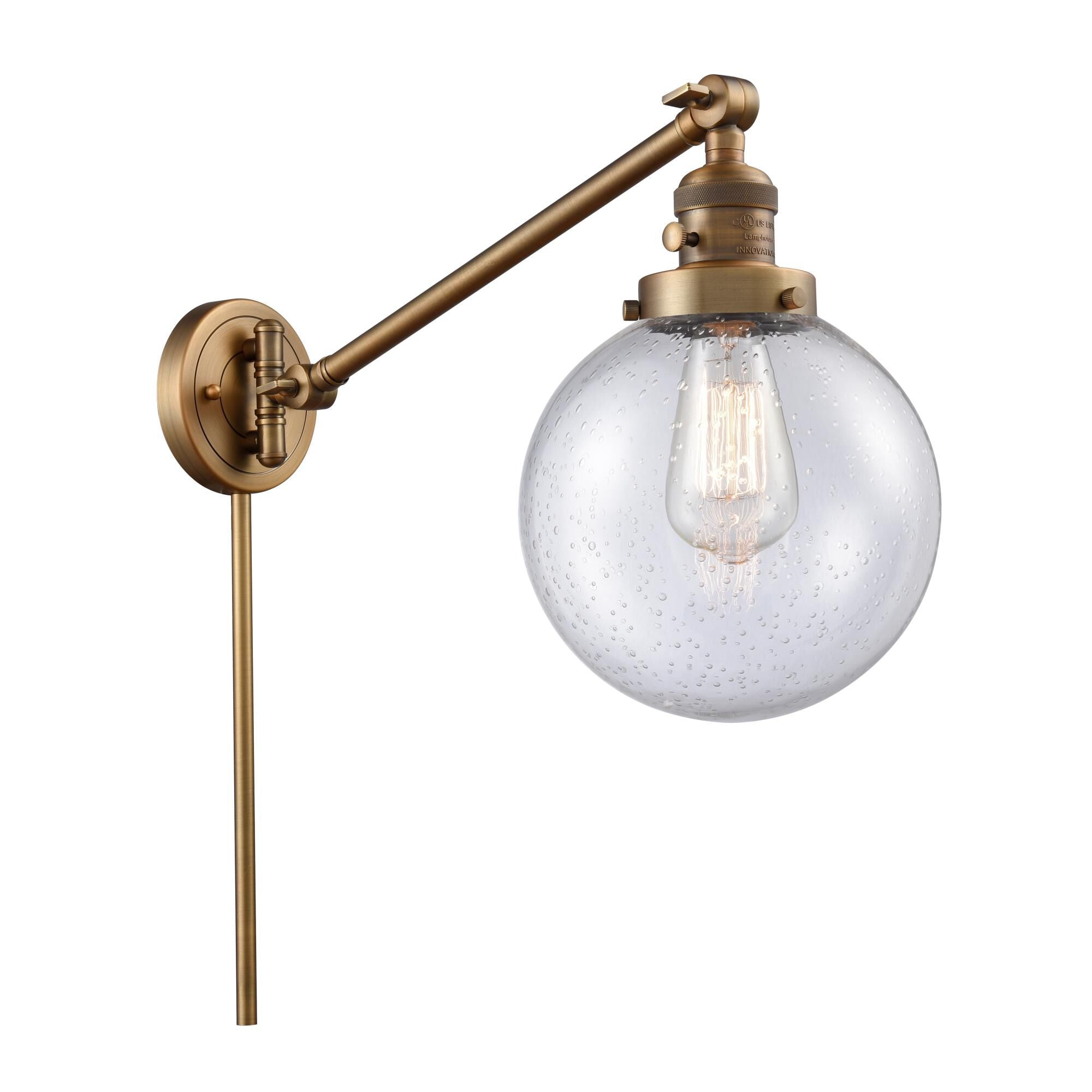 Innovations Lighting Bruno Marashlian Beacon Wall Swing Lamp Beacon - 237-BB-G204-8 - Transitional