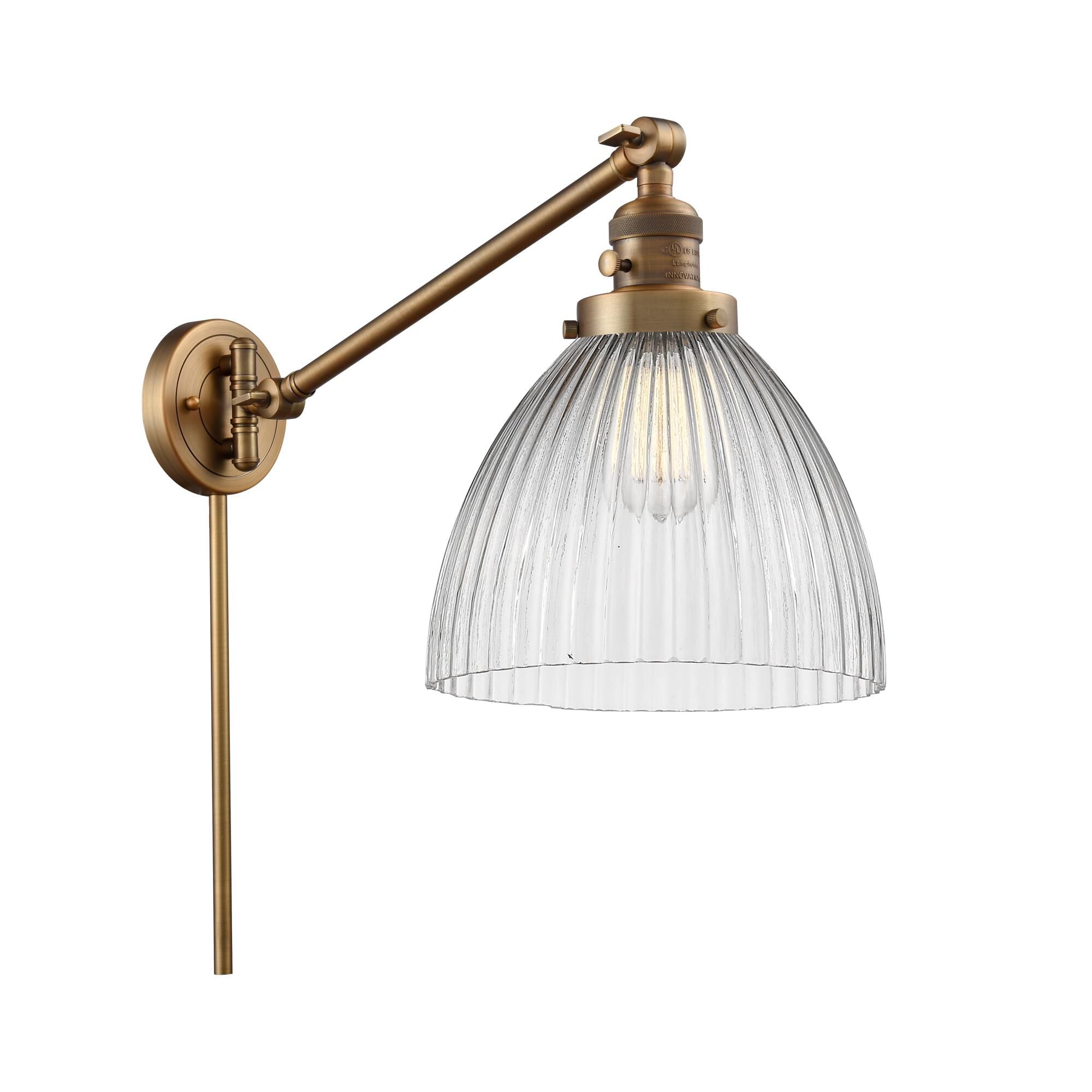 Innovations Lighting Bruno Marashlian Seneca Falls Wall Swing Lamp Seneca Falls - 237-BB-G222 - Restoration-Vintage