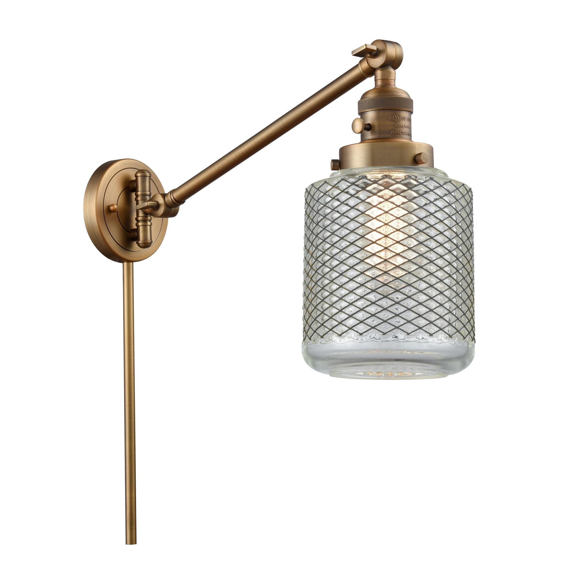 Innovations Lighting Bruno Marashlian Stanton Wall Swing Lamp Stanton - 237-BB-G262 - Restoration-Vintage