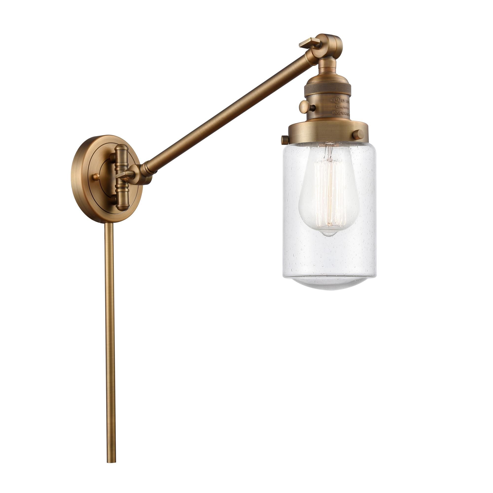 Innovations Lighting Bruno Marashlian Dover Wall Swing Lamp Dover - 237-BB-G314 - Traditional