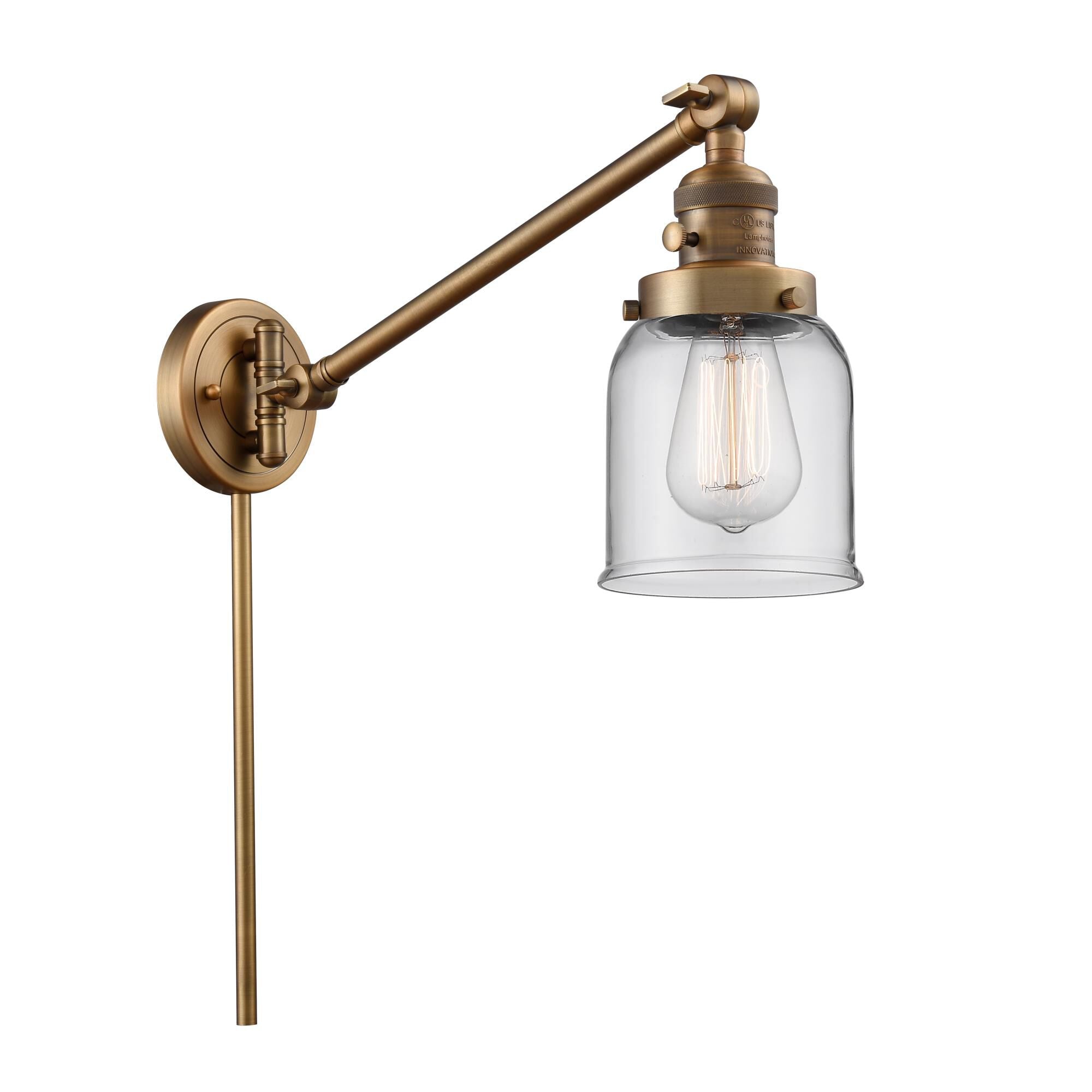 Innovations Lighting Bruno Marashlian Small Bell Wall Swing Lamp Small Bell - 237-BB-G52 - Restoration-Vintage