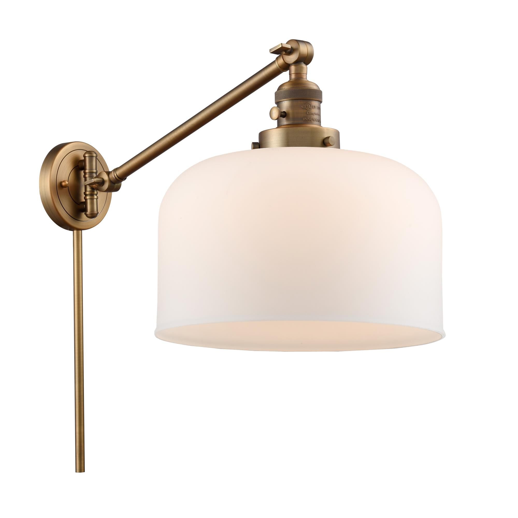 Innovations Lighting Bruno Marashlian Bell Wall Swing Lamp Bell - 237-BB-G71-L - Restoration-Vintage