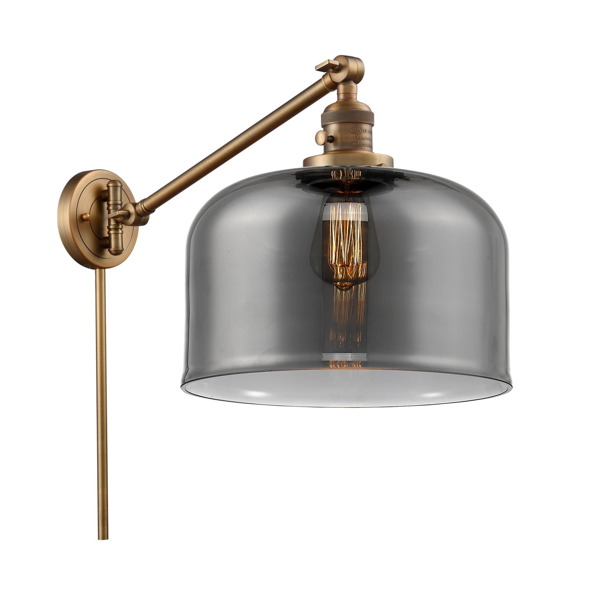 Innovations Lighting Bruno Marashlian Bell Wall Swing Lamp Bell - 237-BB-G73-L - Restoration-Vintage