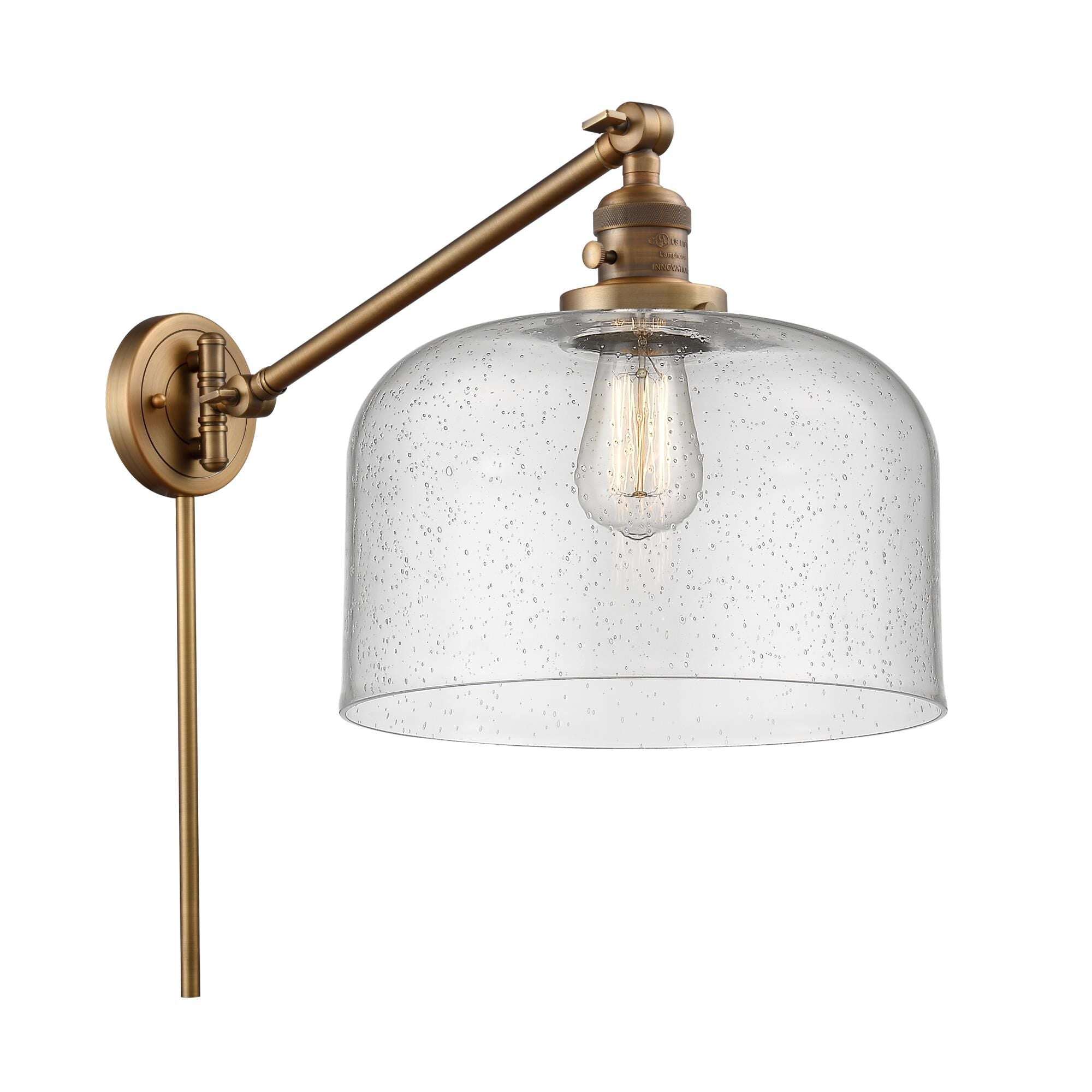 Innovations Lighting Bruno Marashlian Bell Wall Swing Lamp Bell - 237-BB-G74-L - Restoration-Vintage