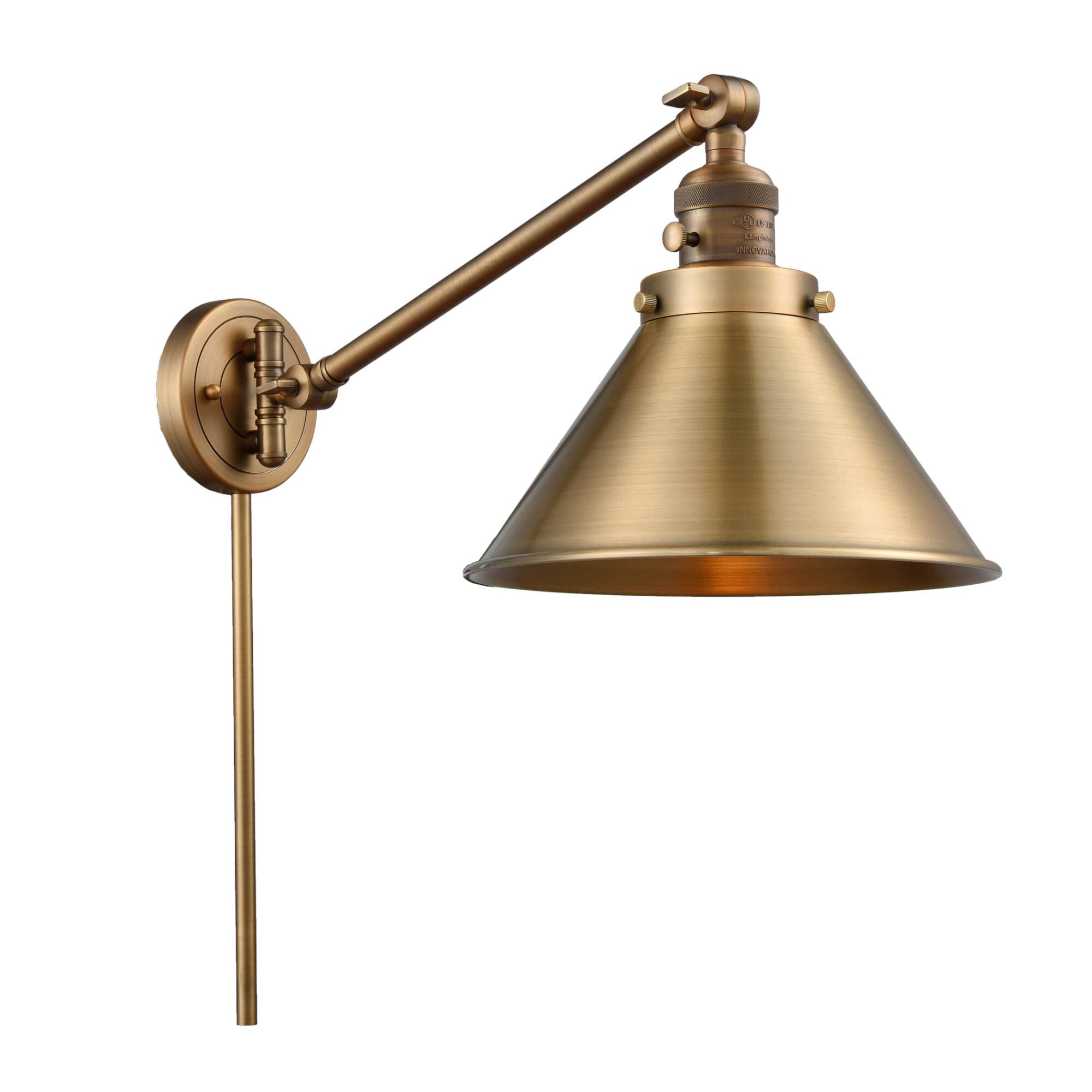 Innovations Lighting Bruno Marashlian Briarcliff Wall Swing Lamp Briarcliff - 237-BB-M10-BB - Restoration-Vintage