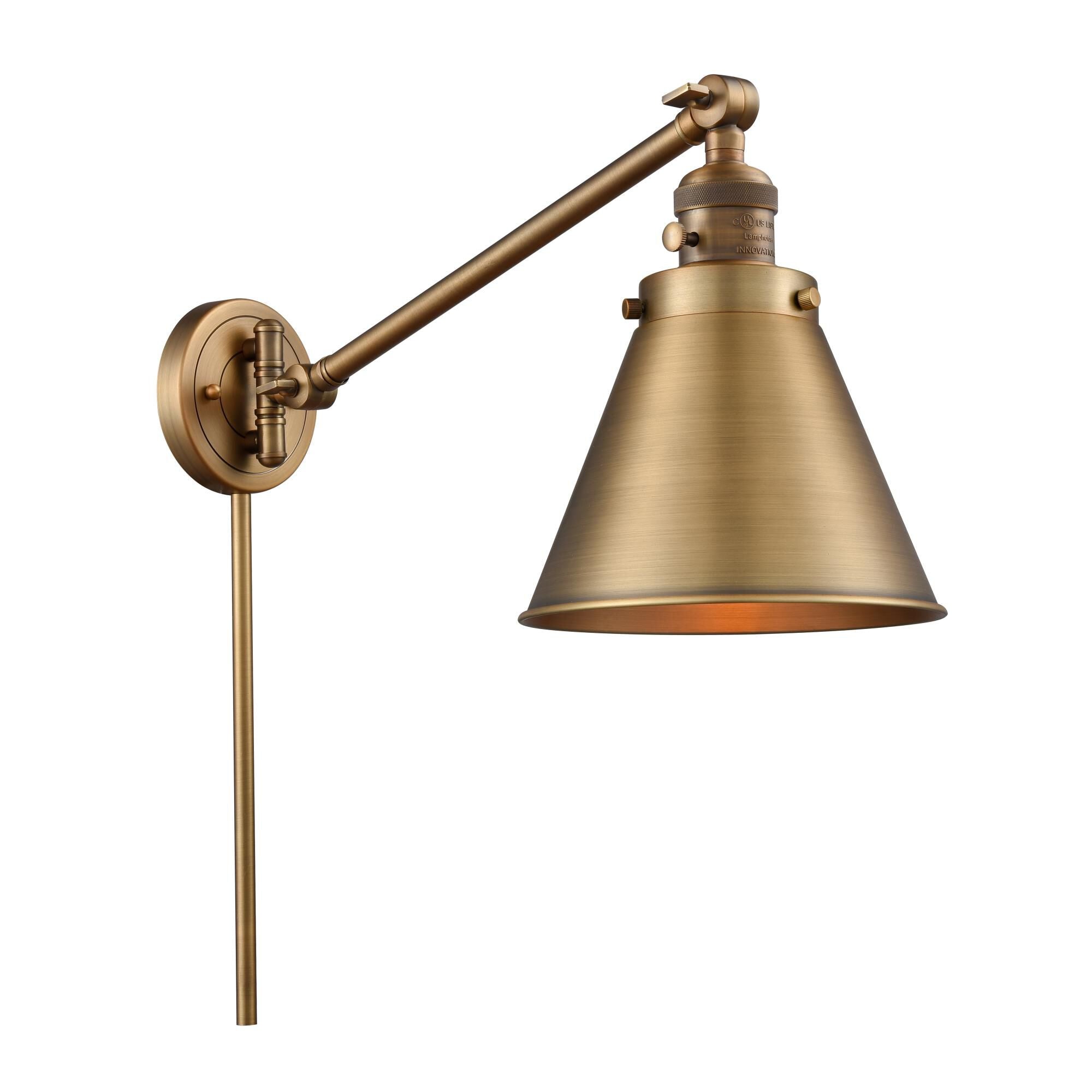 Innovations Lighting Bruno Marashlian Appalachian Wall Swing Lamp Appalachian - 237-BB-M13-BB - Restoration-Vintage