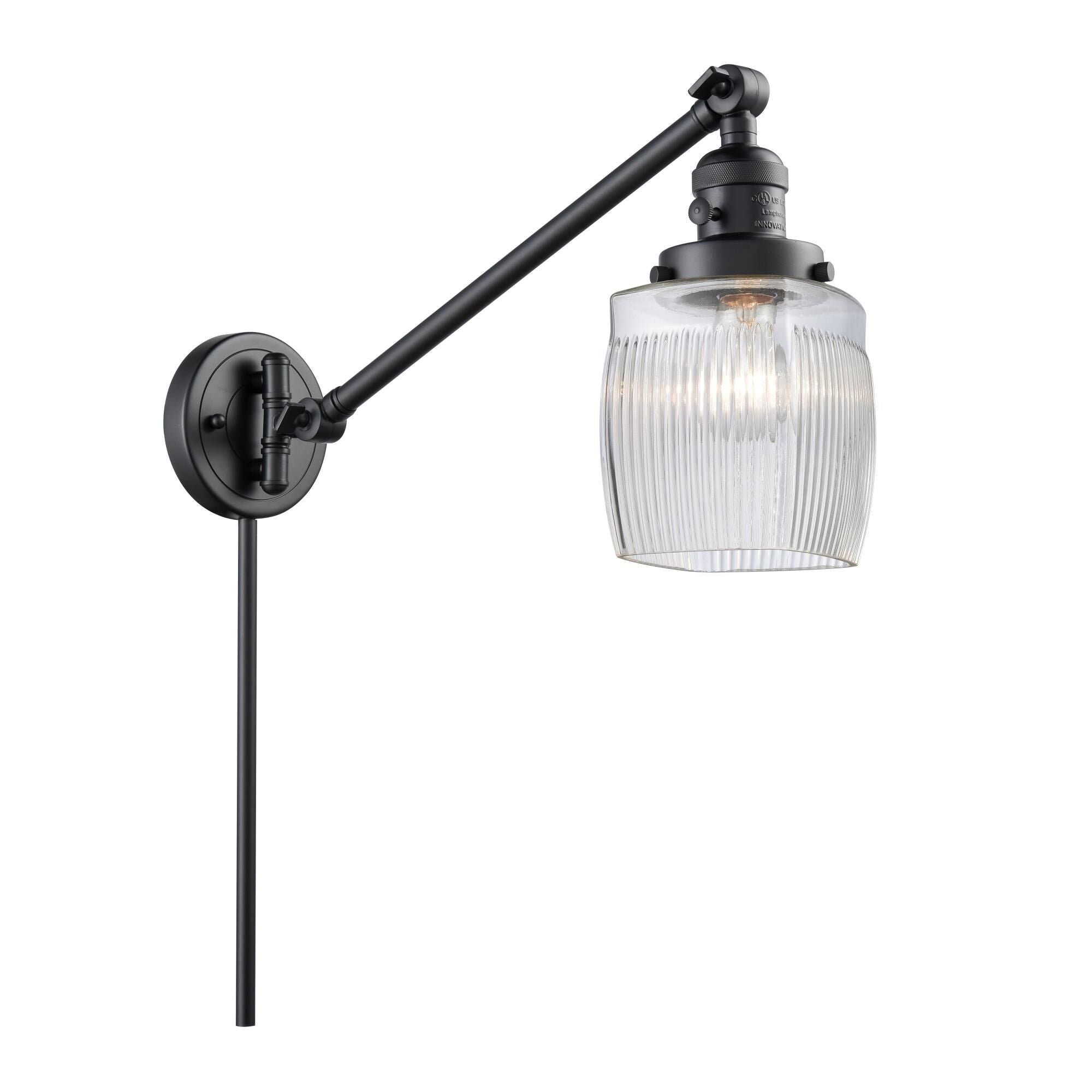 Innovations Lighting Bruno Marashlian Colton Wall Swing Lamp Colton - 237-BK-G302 - Restoration-Vintage