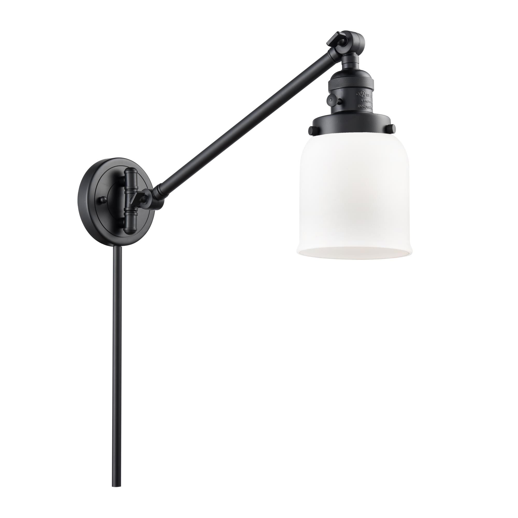 Innovations Lighting Bruno Marashlian Small Bell Wall Swing Lamp Small Bell - 237-BK-G51 - Restoration-Vintage