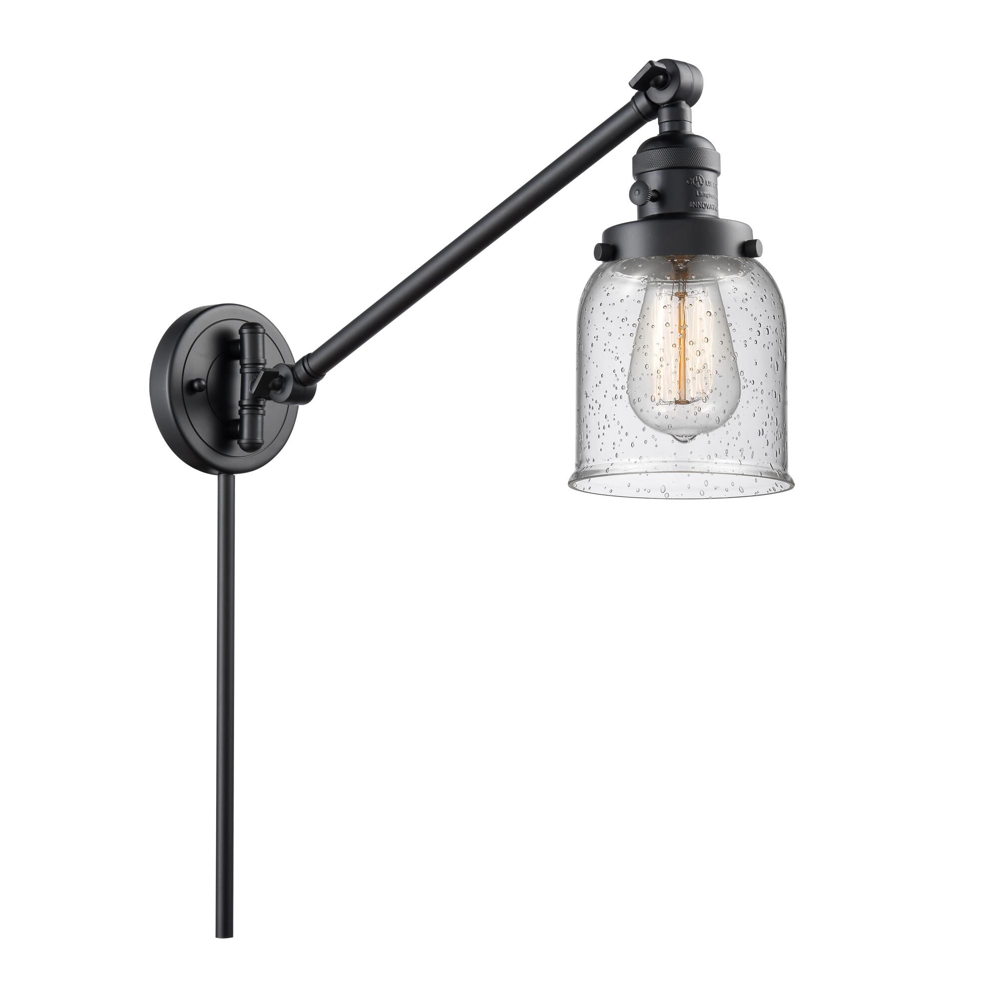 Innovations Lighting Bruno Marashlian Small Bell Wall Swing Lamp Small Bell - 237-BK-G54 - Restoration-Vintage