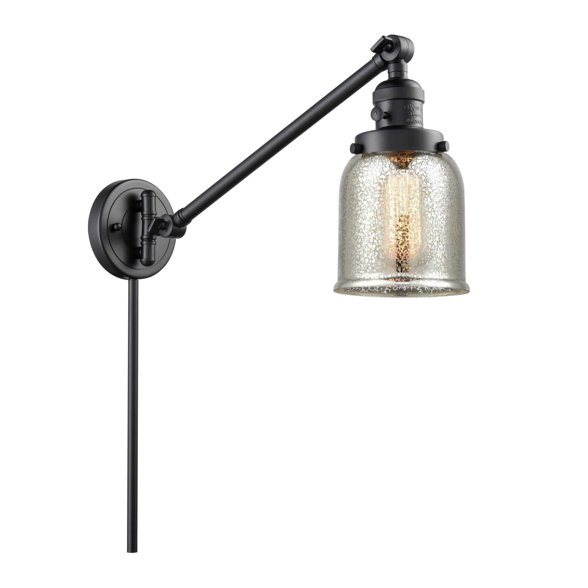 Innovations Lighting Bruno Marashlian Small Bell Wall Swing Lamp Small Bell - 237-BK-G58 - Restoration-Vintage