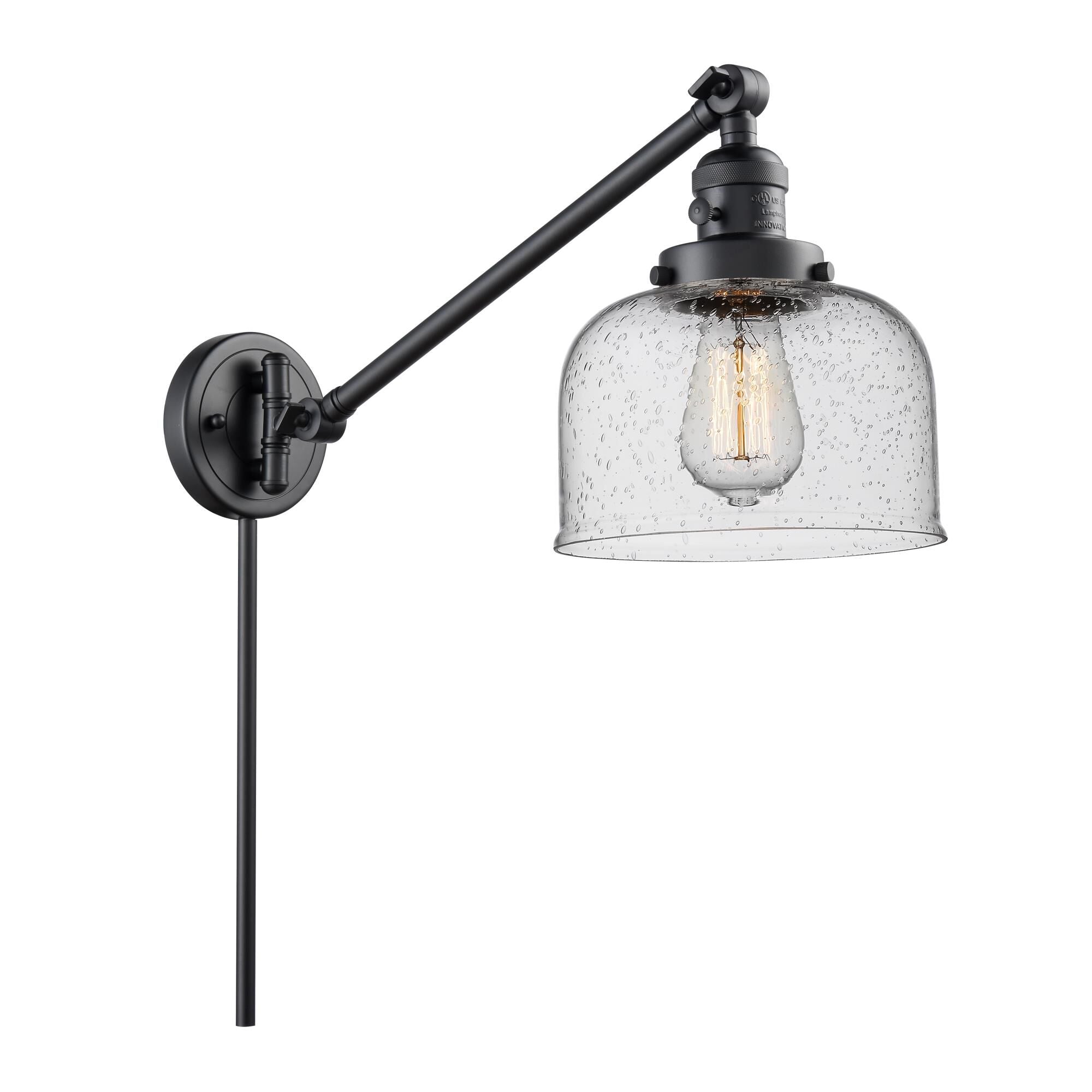 Innovations Lighting Bruno Marashlian Large Bell Wall Swing Lamp Large Bell - 237-BK-G74 - Restoration-Vintage