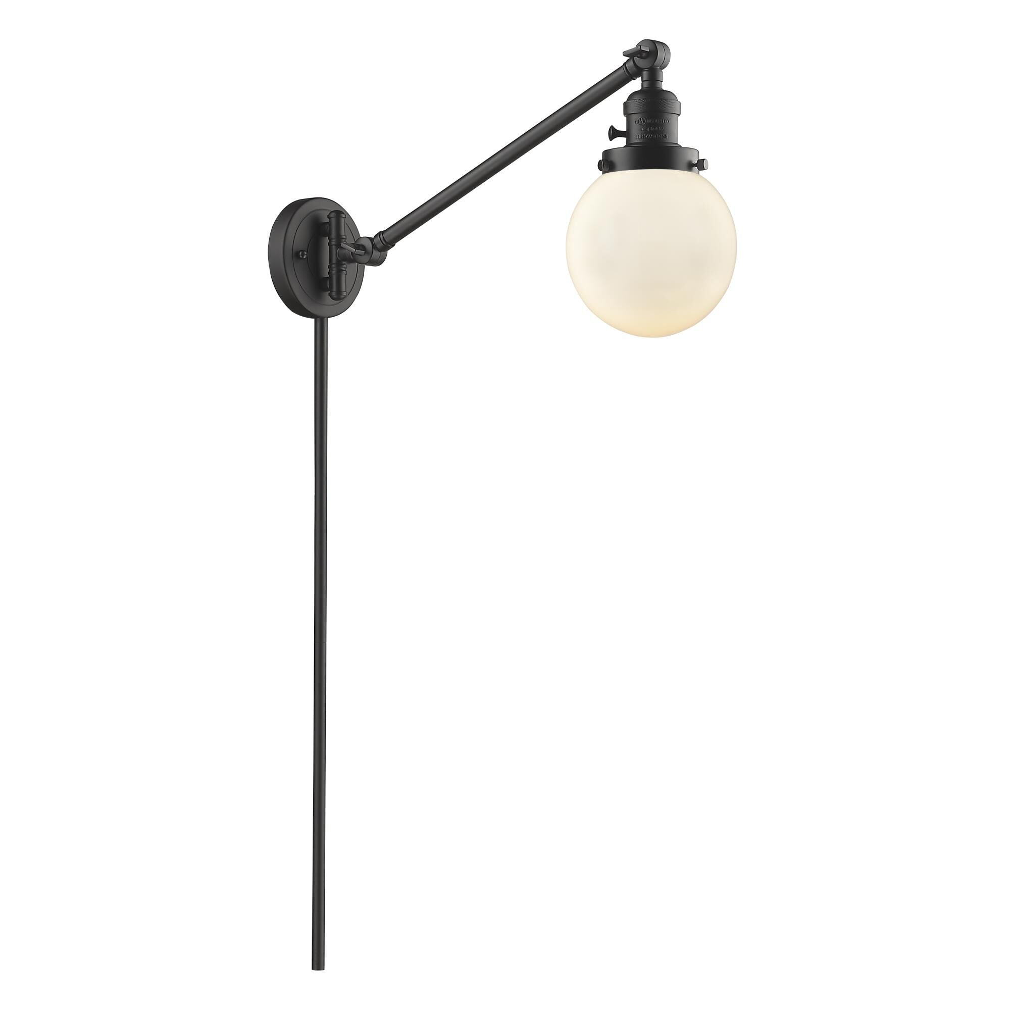 Innovations Lighting Bruno Marashlian Beacon Wall Swing Lamp Beacon - 237-OB-G201-6 - Transitional