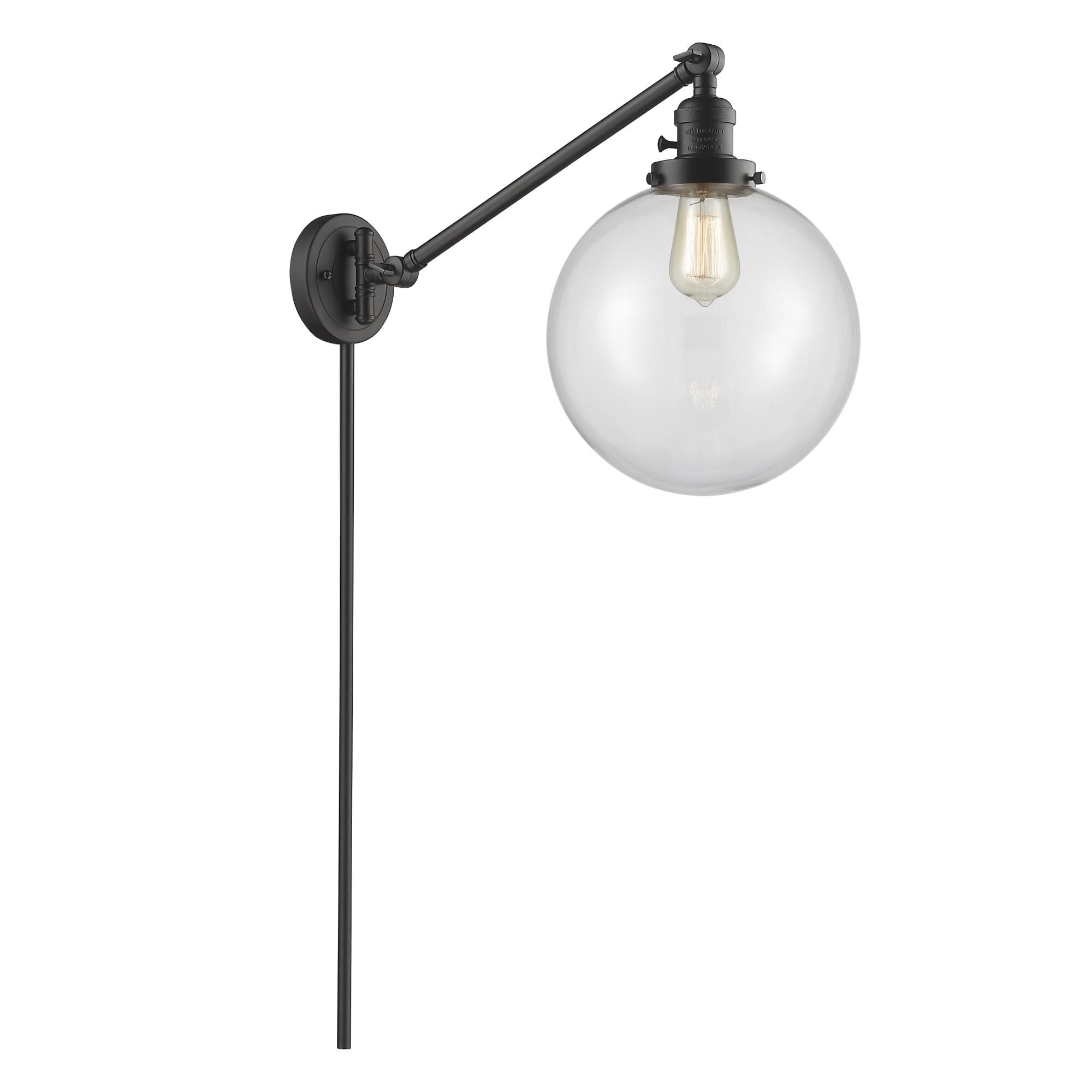 Innovations Lighting Bruno Marashlian Beacon Wall Swing Lamp Beacon - 237-OB-G202-10 - Transitional