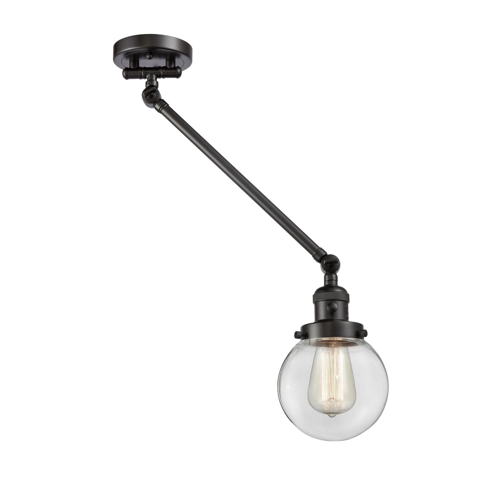 Innovations Lighting Bruno Marashlian Beacon Wall Swing Lamp Beacon - 237-OB-G202-6 - Transitional