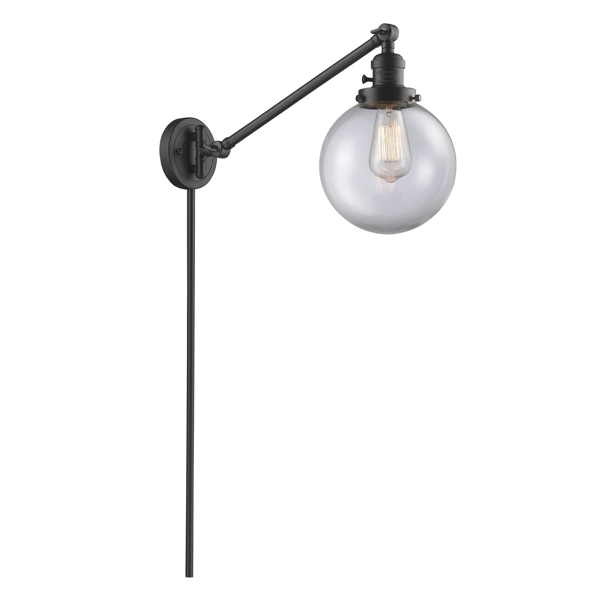 Innovations Lighting Bruno Marashlian Beacon Wall Swing Lamp Beacon - 237-OB-G202-8 - Transitional