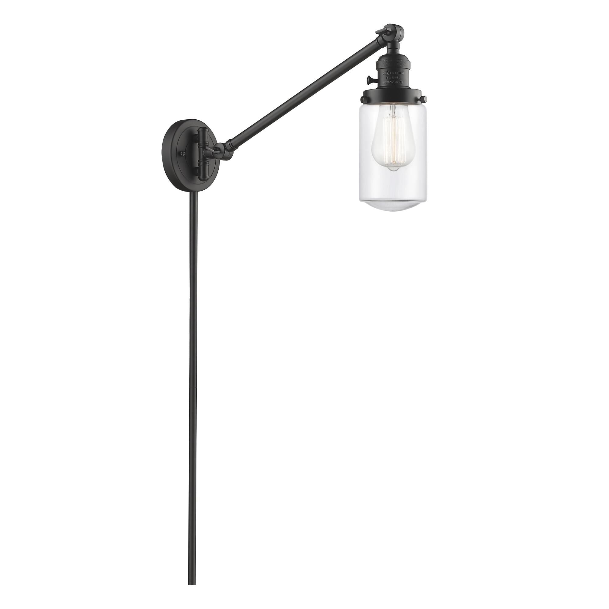 Innovations Lighting Bruno Marashlian Dover Wall Swing Lamp Dover - 237-OB-G312 - Traditional