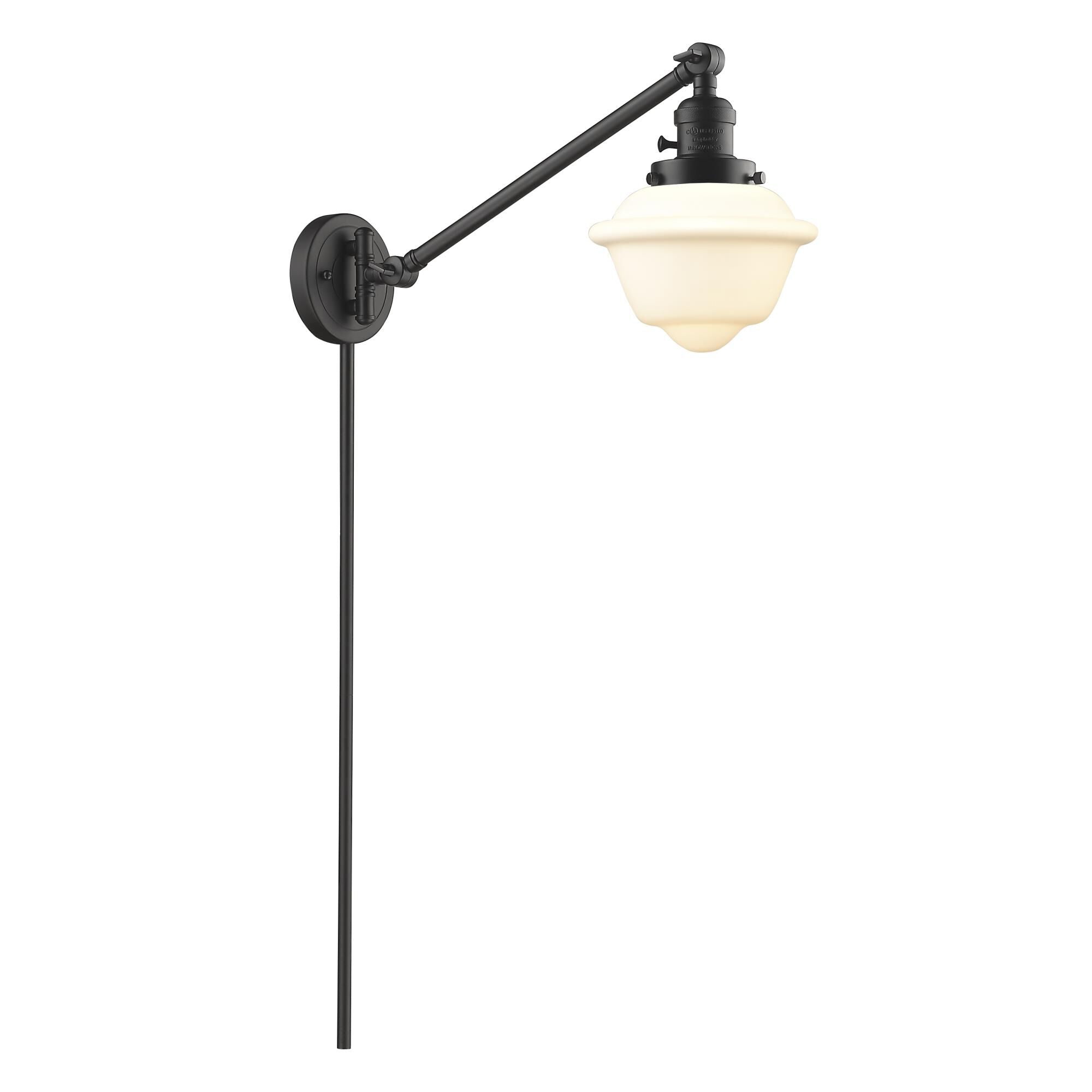 Innovations Lighting Bruno Marashlian Small Oxford Wall Swing Lamp Small Oxford - 237-OB-G531 - Restoration-Vintage