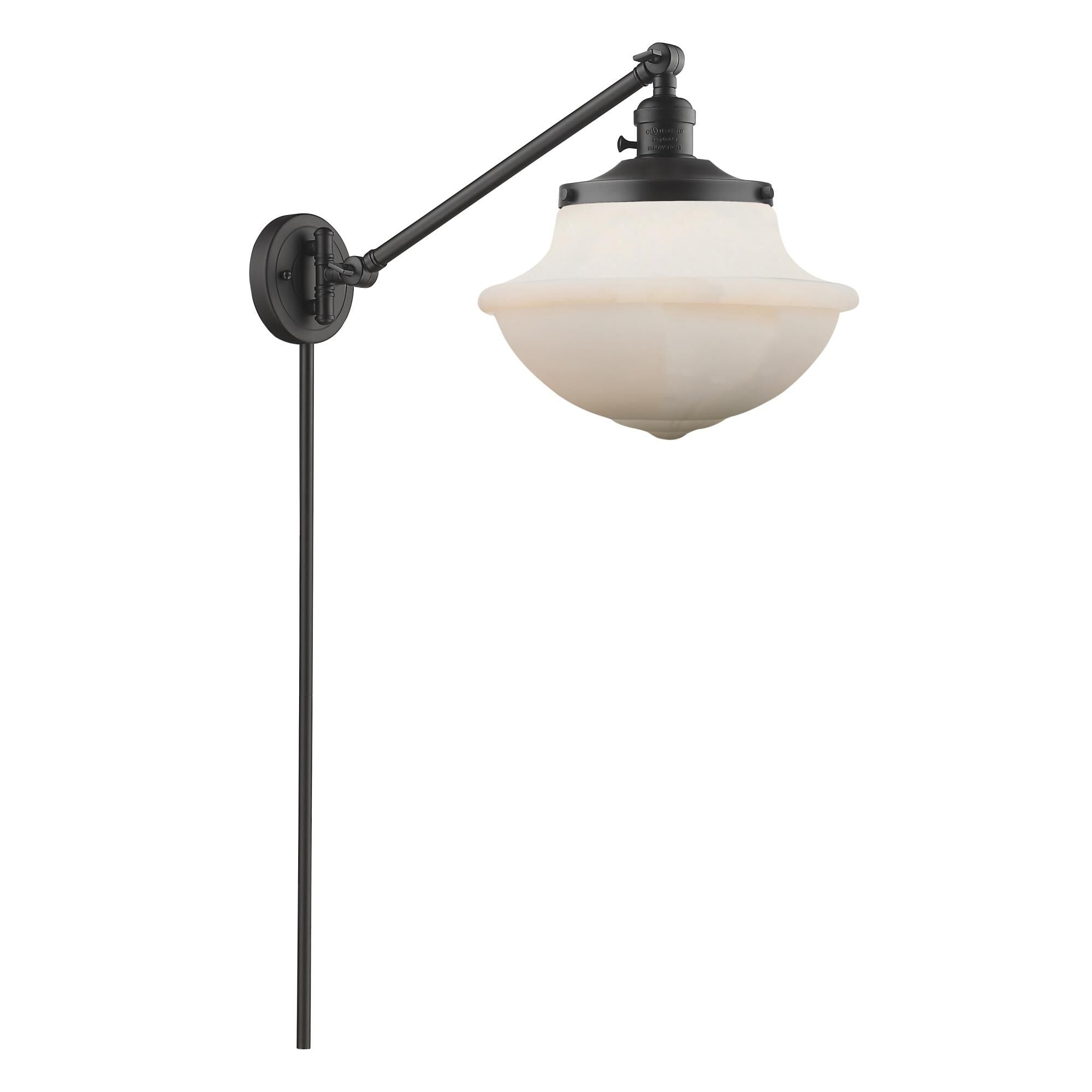 Innovations Lighting Bruno Marashlian Oxford Wall Swing Lamp Oxford - 237-OB-G541 - Traditional