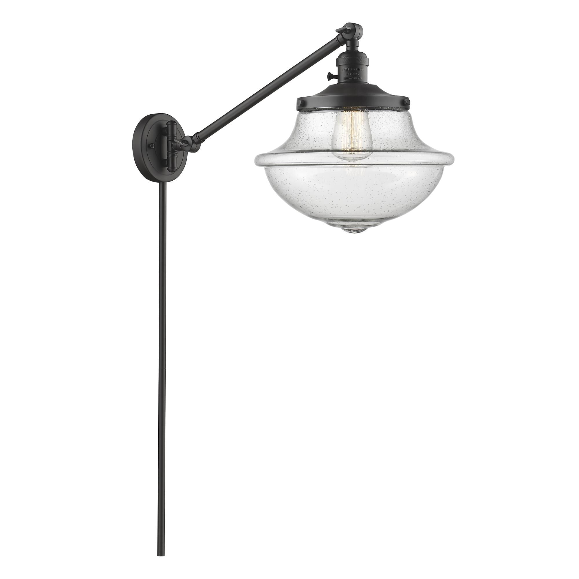 Innovations Lighting Bruno Marashlian Oxford Wall Swing Lamp Oxford - 237-OB-G544 - Traditional