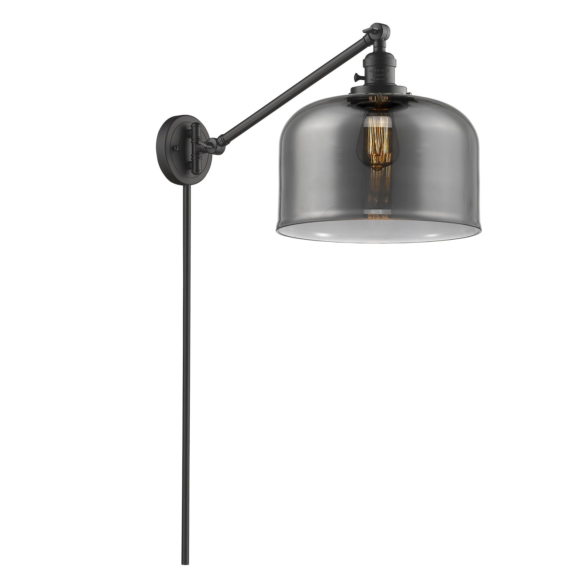 Innovations Lighting Bruno Marashlian Bell Wall Swing Lamp Bell - 237-OB-G73-L - Restoration-Vintage