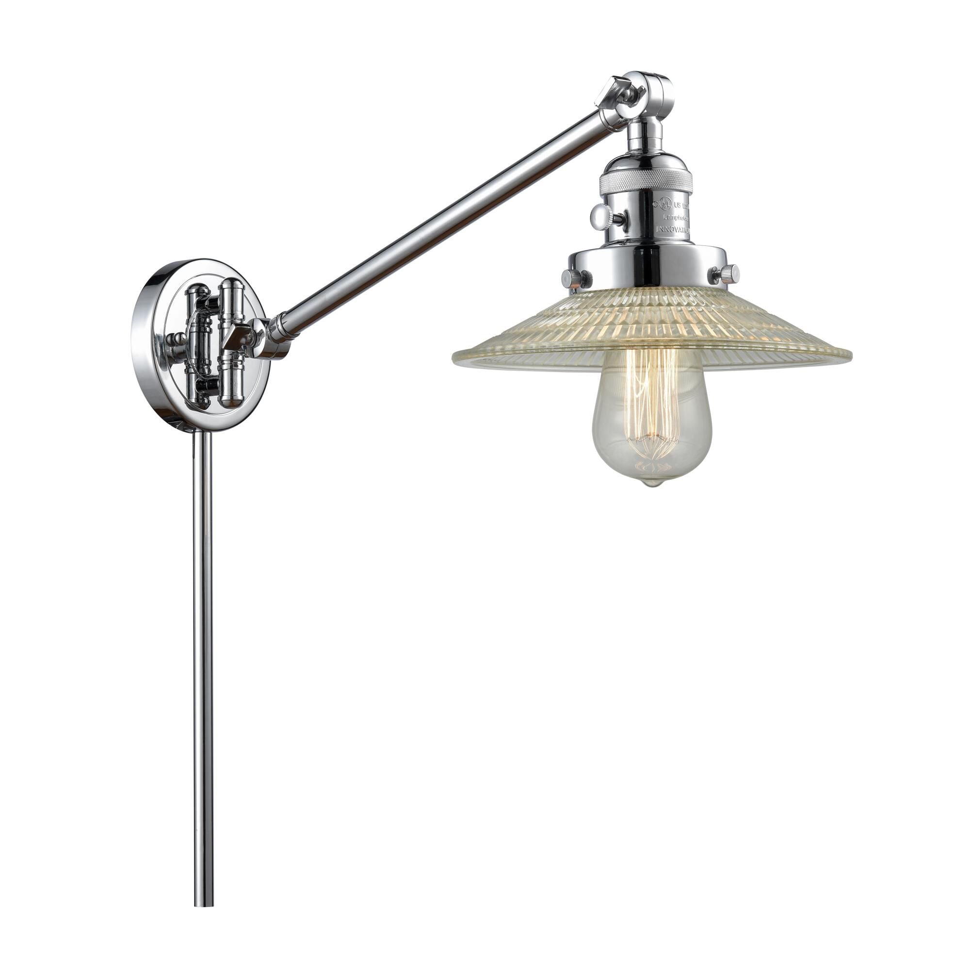 Innovations Lighting Bruno Marashlian Halophane Wall Swing Lamp Halophane - 237-PC-G2 - Restoration-Vintage