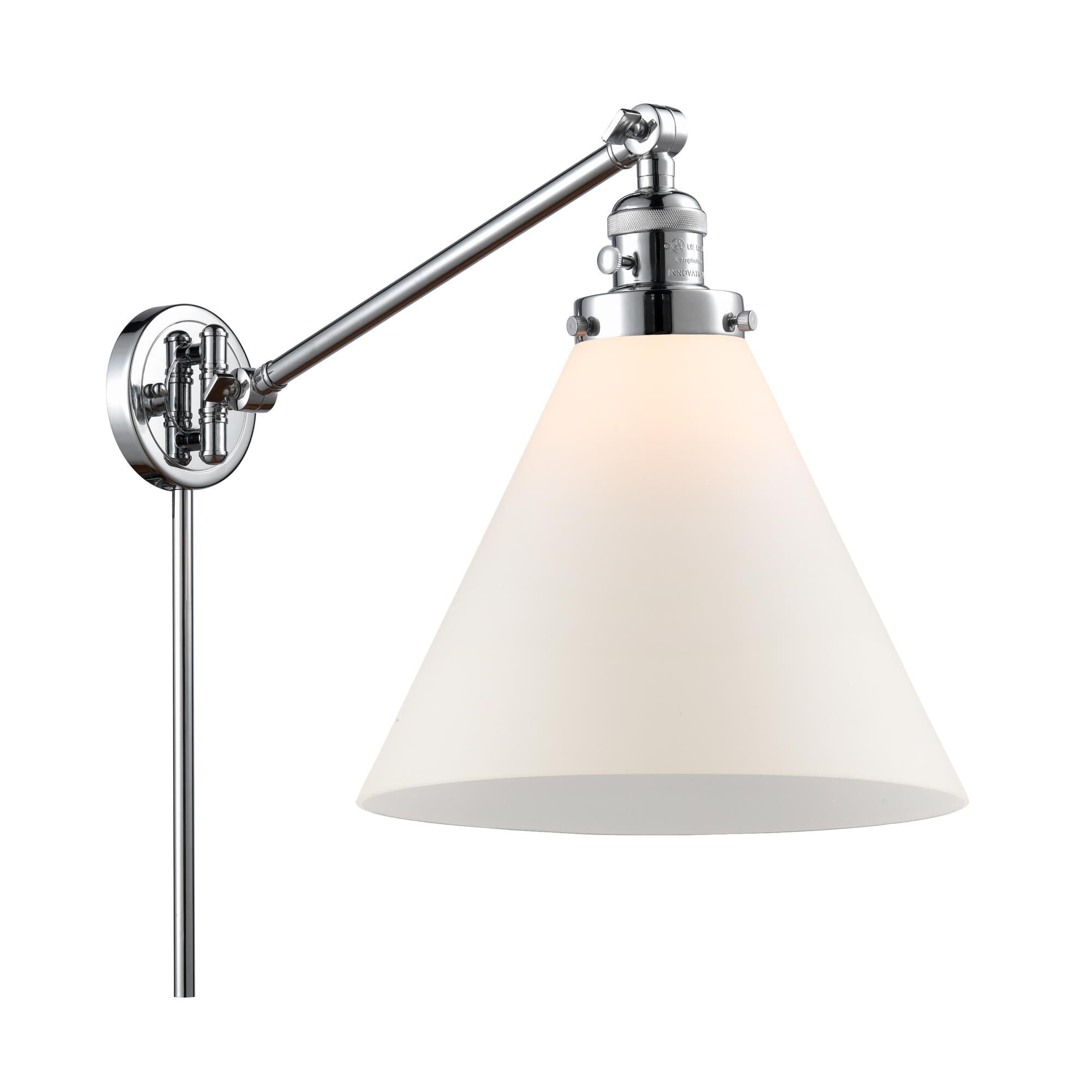 Innovations Lighting Bruno Marashlian Cone Wall Swing Lamp Cone - 237-PC-G41-L - Transitional