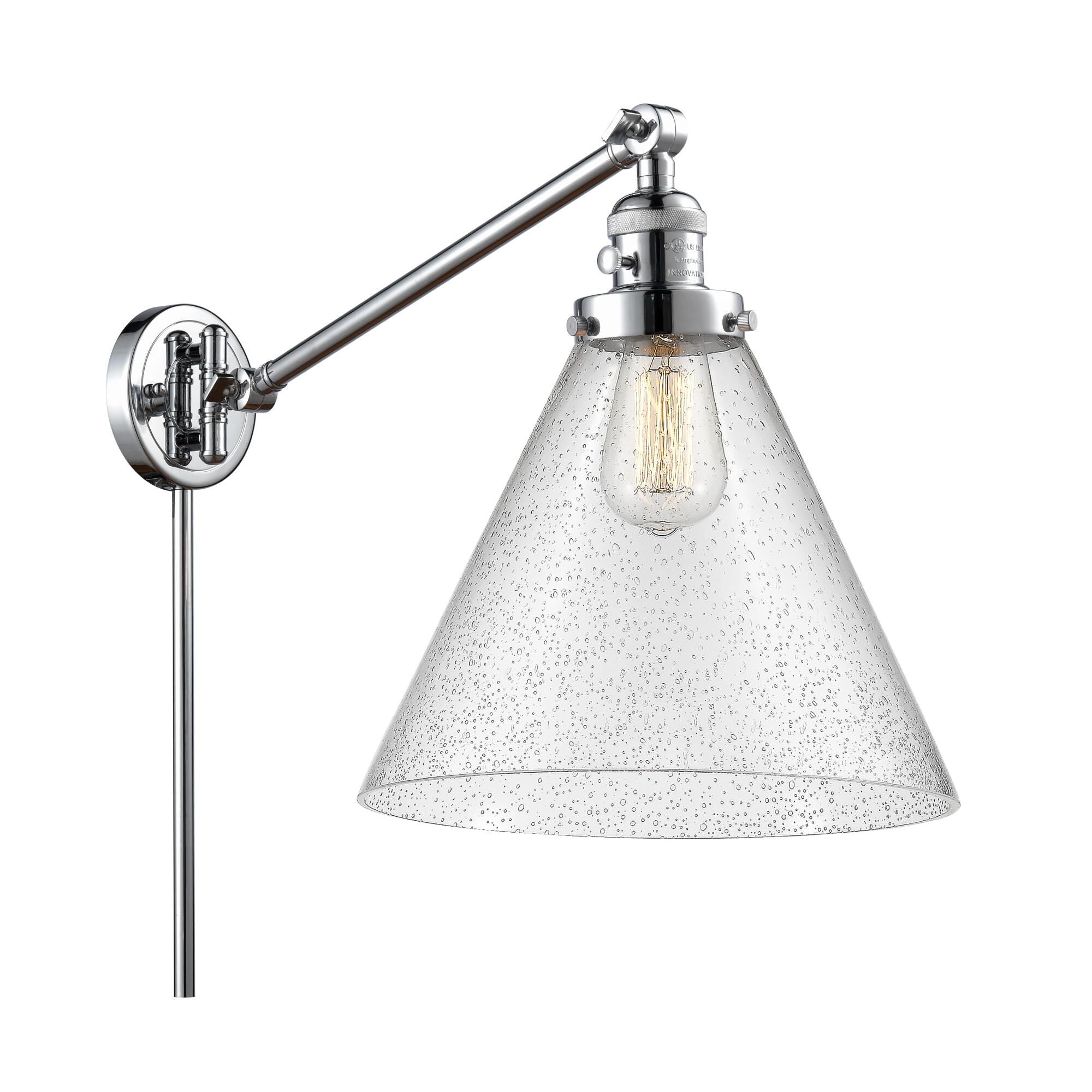 Innovations Lighting Bruno Marashlian Cone Wall Swing Lamp Cone - 237-PC-G44-L - Transitional