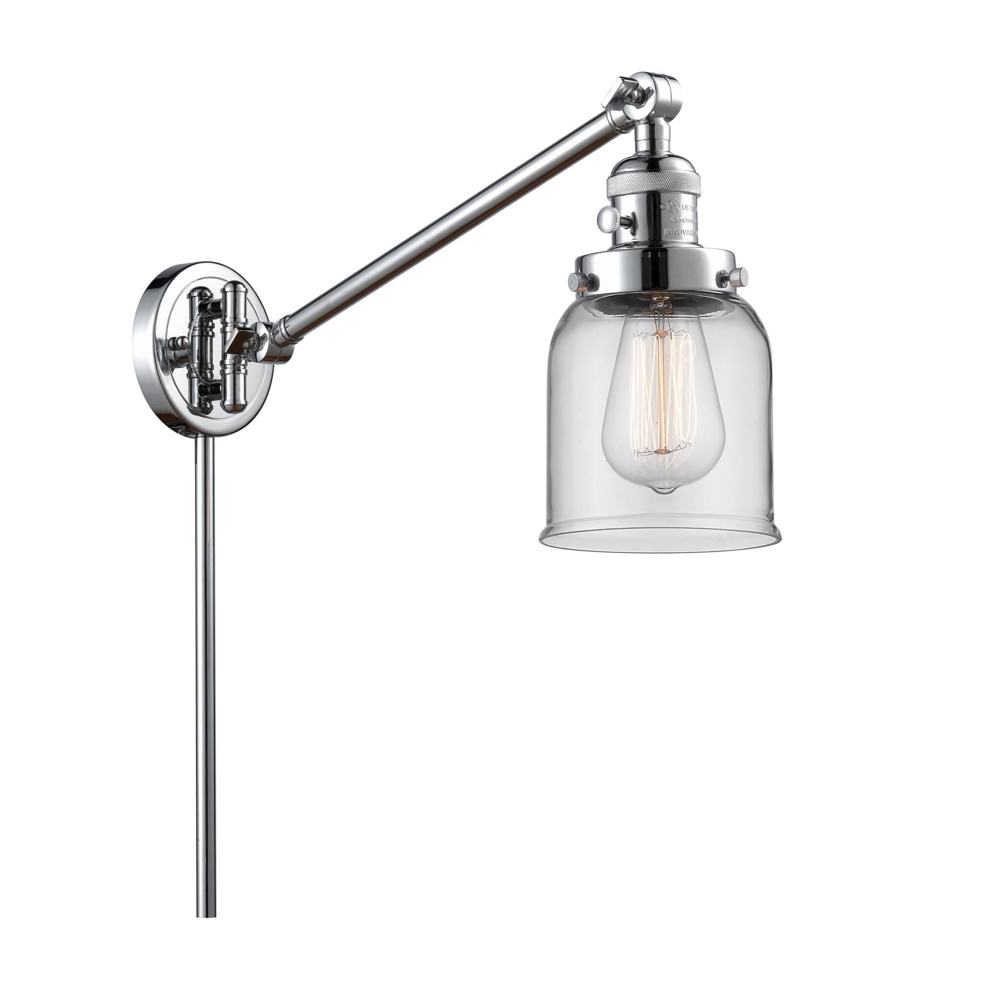 Innovations Lighting Bruno Marashlian Small Bell Wall Swing Lamp Small Bell - 237-PC-G52 - Restoration-Vintage