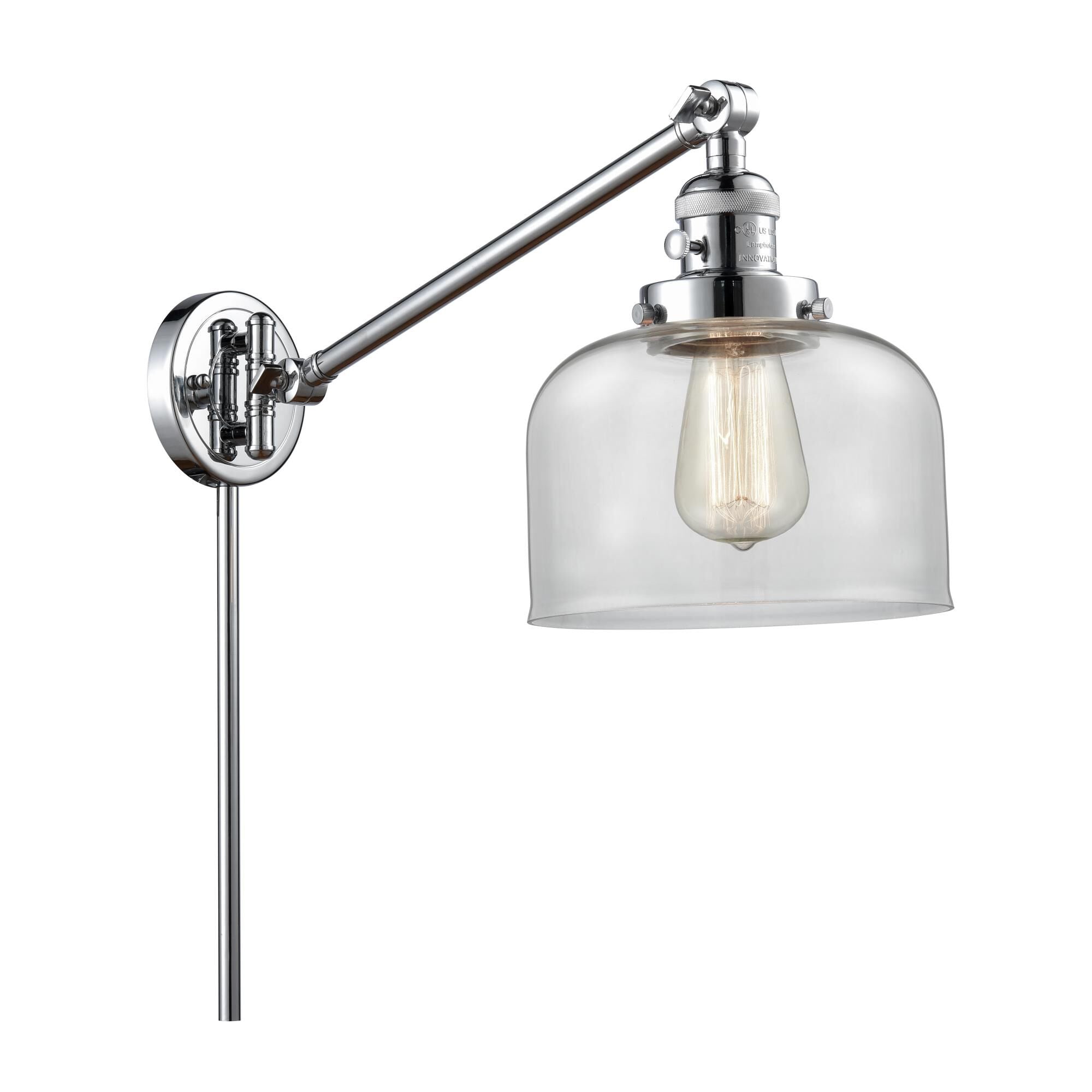 Innovations Lighting Bruno Marashlian Large Bell Wall Swing Lamp Large Bell - 237-PC-G72 - Restoration-Vintage