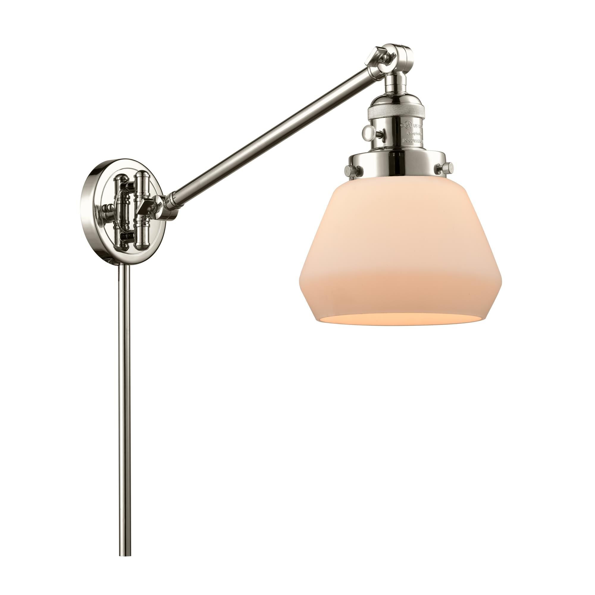 Innovations Lighting Bruno Marashlian Fulton Wall Swing Lamp Fulton - 237-PN-G171 - Restoration-Vintage