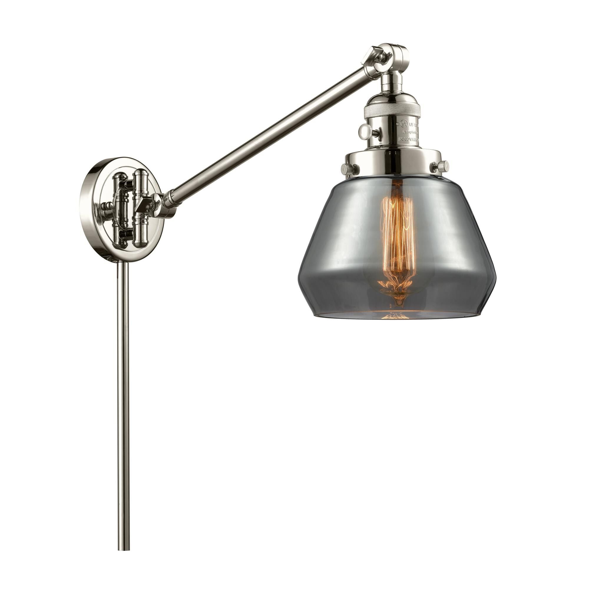 Innovations Lighting Bruno Marashlian Fulton Wall Swing Lamp Fulton - 237-PN-G173 - Restoration-Vintage