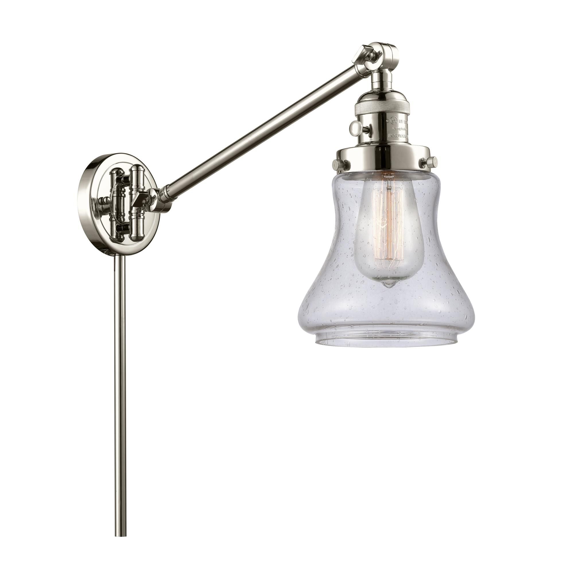 Innovations Lighting Bruno Marashlian Bellmont Wall Swing Lamp Bellmont - 237-PN-G194 - Restoration-Vintage