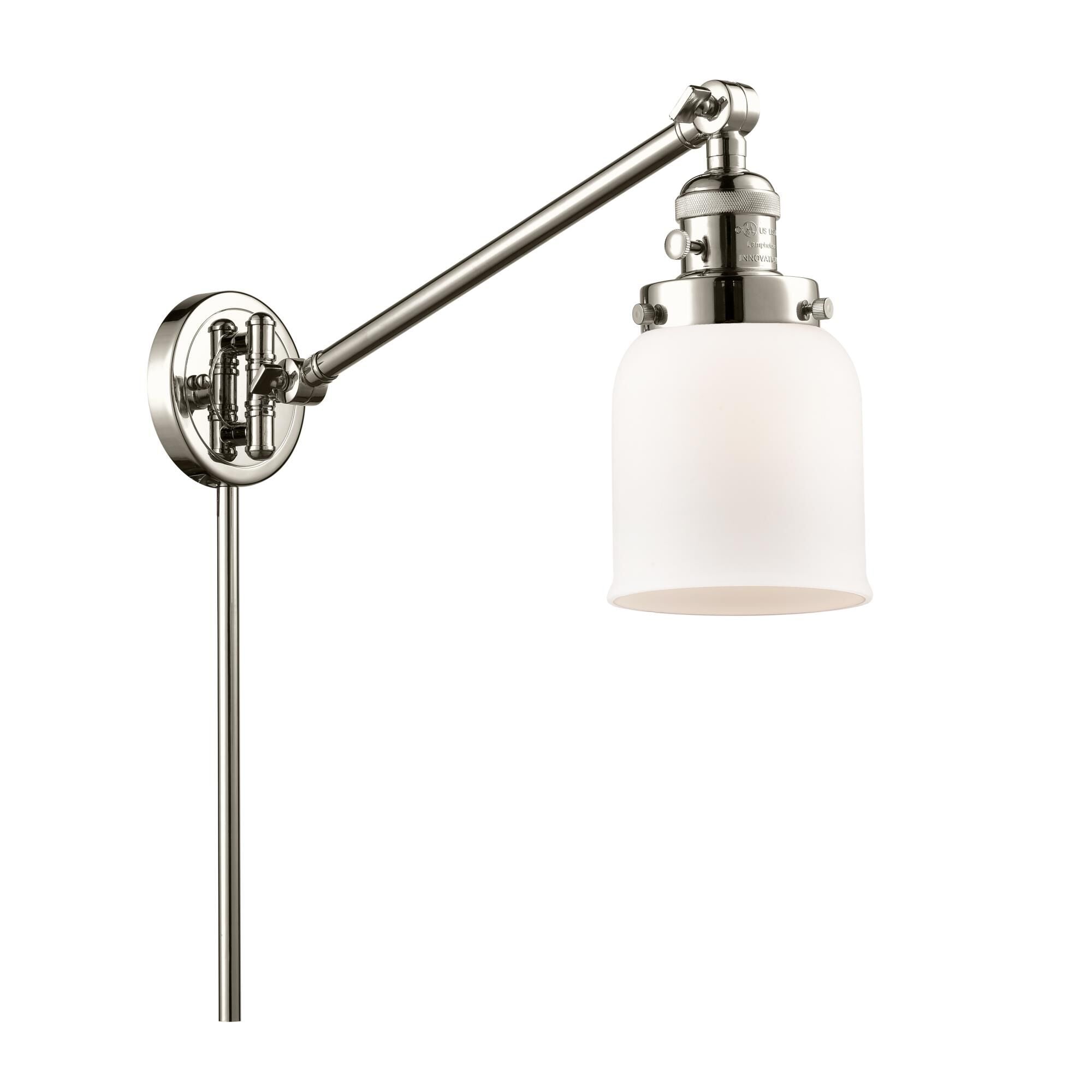 Innovations Lighting Bruno Marashlian Small Bell Wall Swing Lamp Small Bell - 237-PN-G51 - Restoration-Vintage