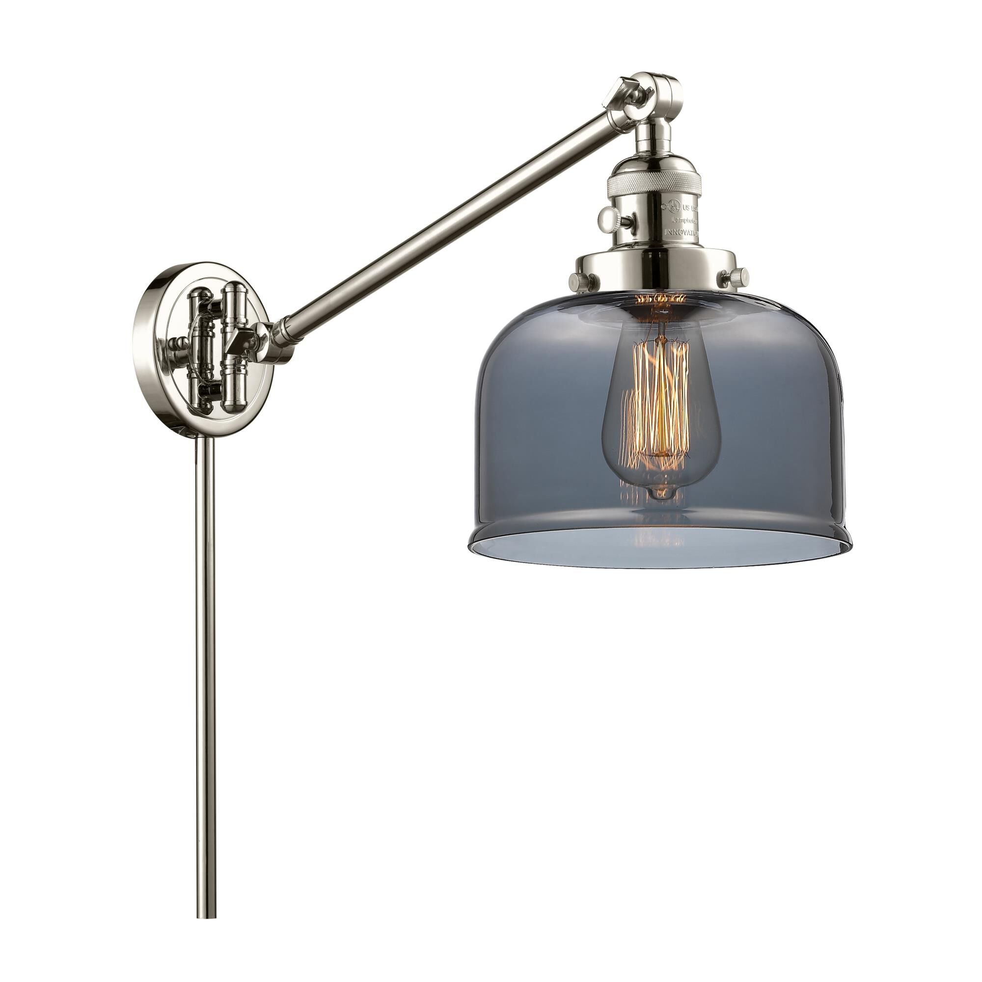 Innovations Lighting Bruno Marashlian Large Bell Wall Swing Lamp Large Bell - 237-PN-G73 - Restoration-Vintage
