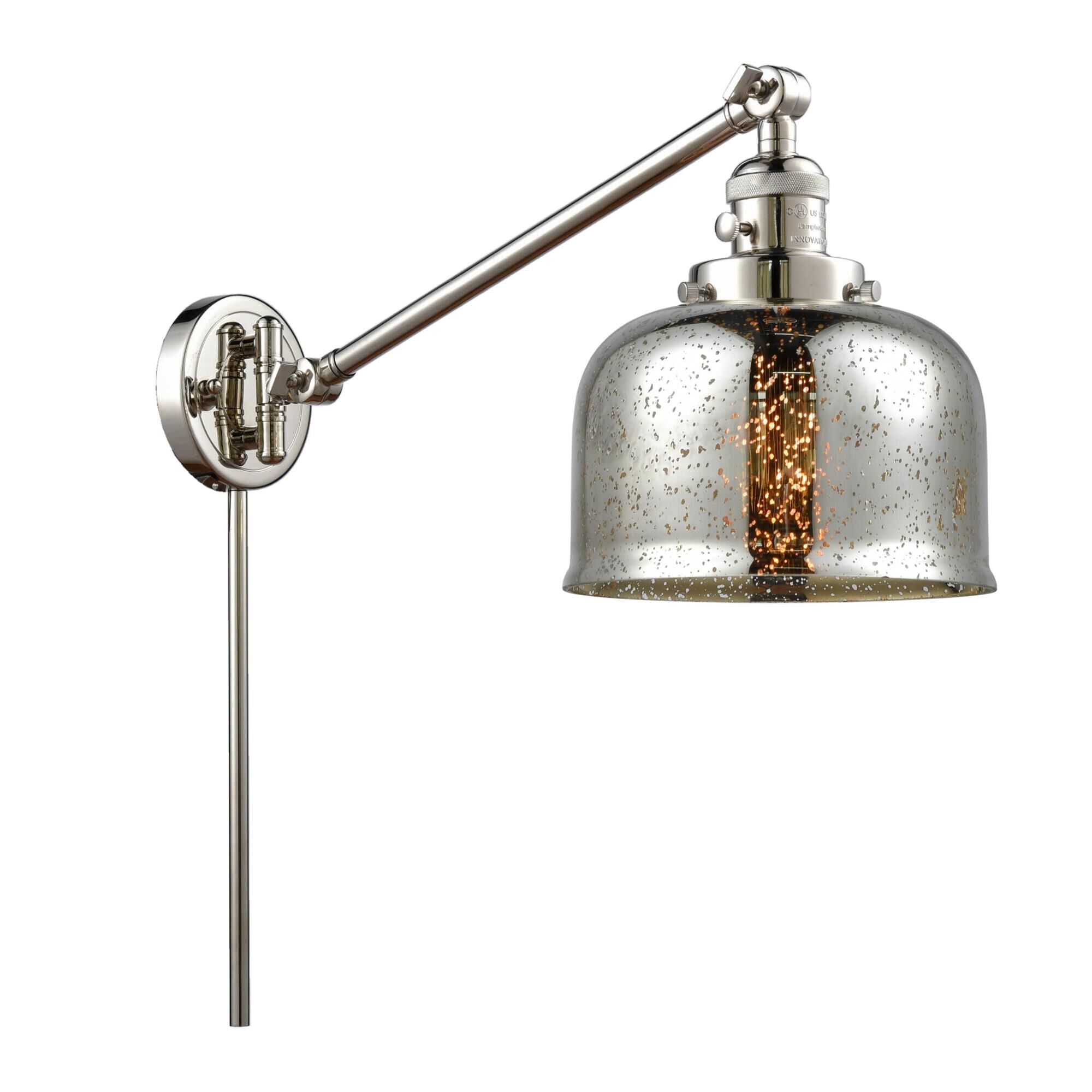 Innovations Lighting Bruno Marashlian Large Bell Wall Swing Lamp Large Bell - 237-PN-G78 - Restoration-Vintage