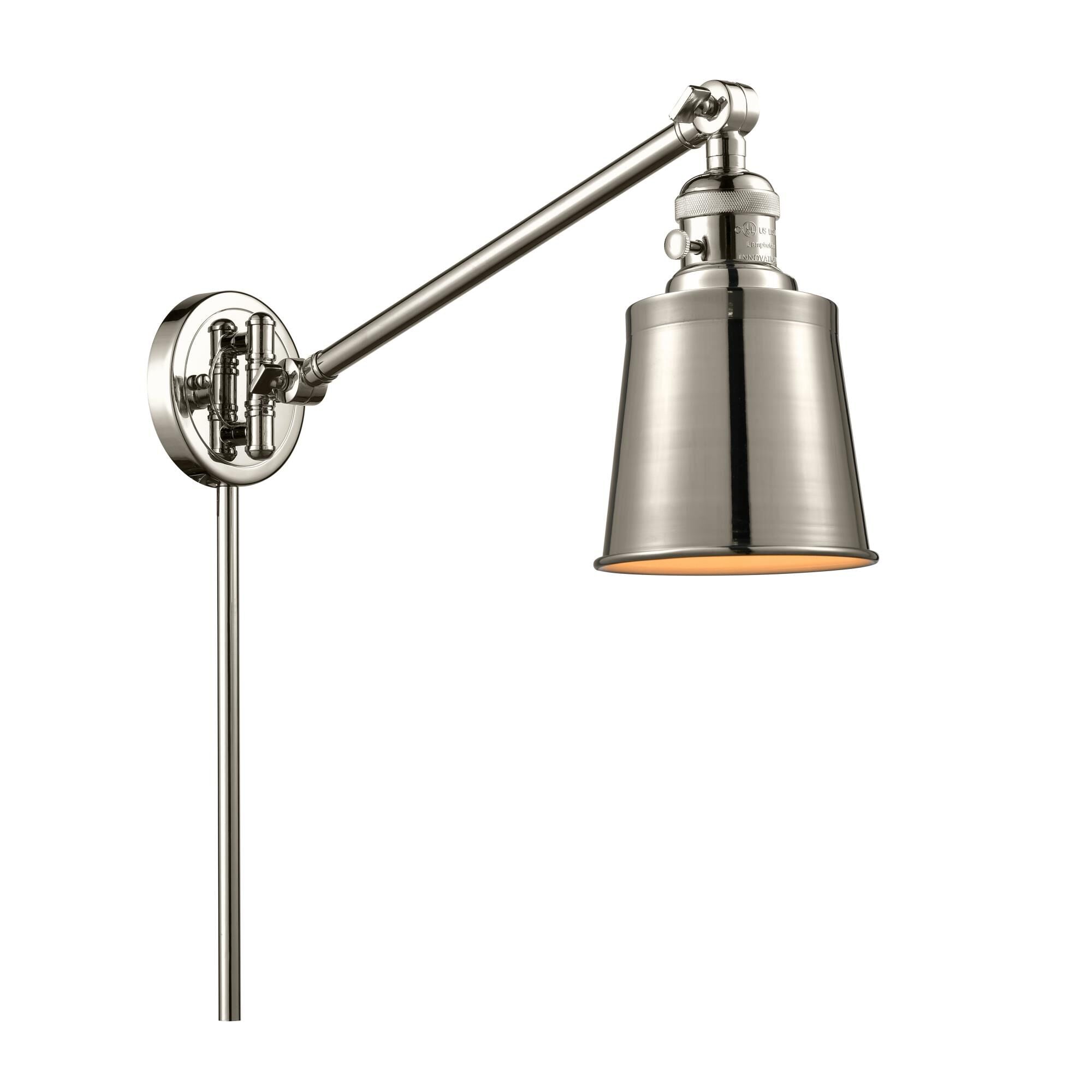 Innovations Lighting Bruno Marashlian Addison Wall Swing Lamp Addison - 237-PN-M9 - Restoration-Vintage