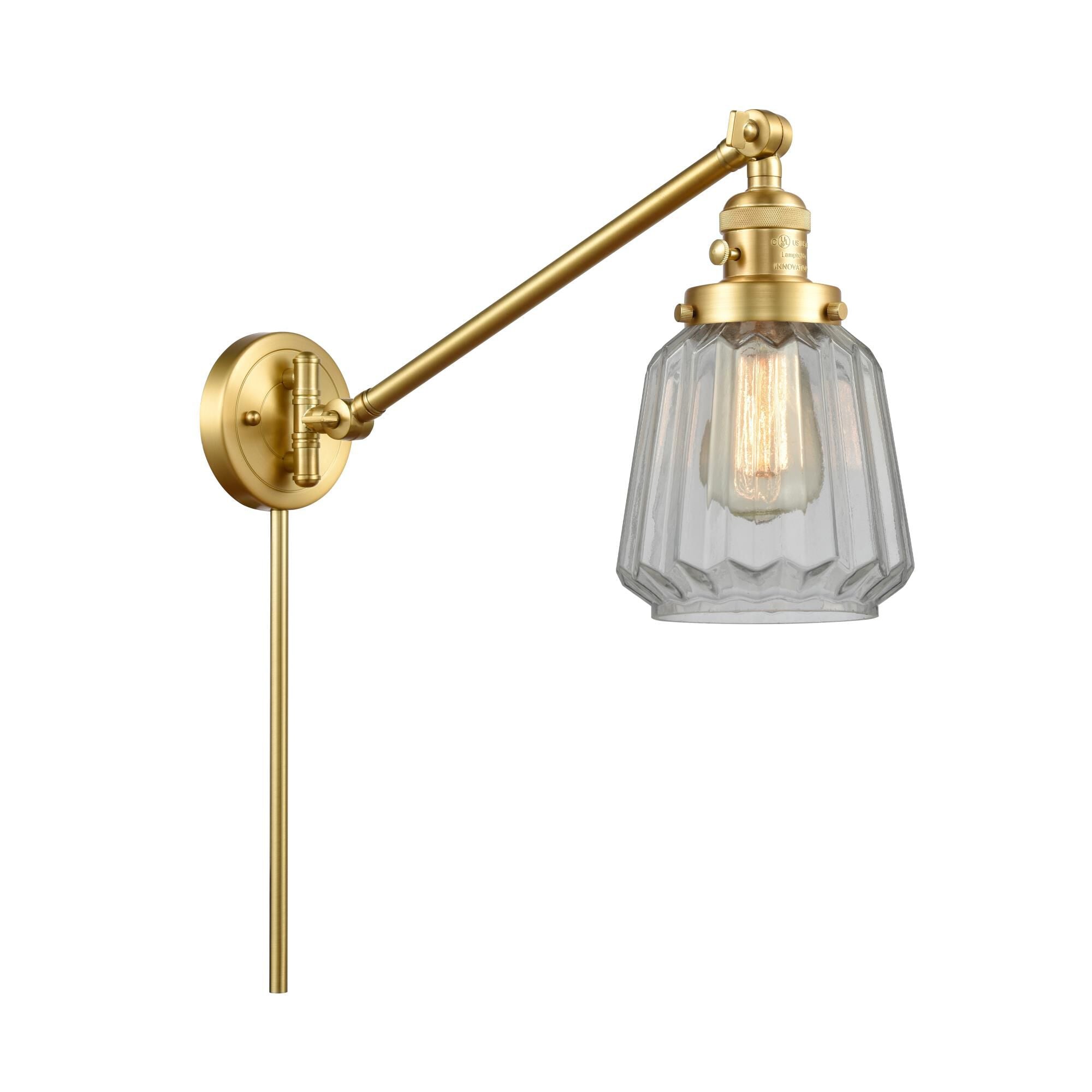 Innovations Lighting Bruno Marashlian Chatham Wall Swing Lamp Chatham - 237-SG-G142 - Restoration-Vintage