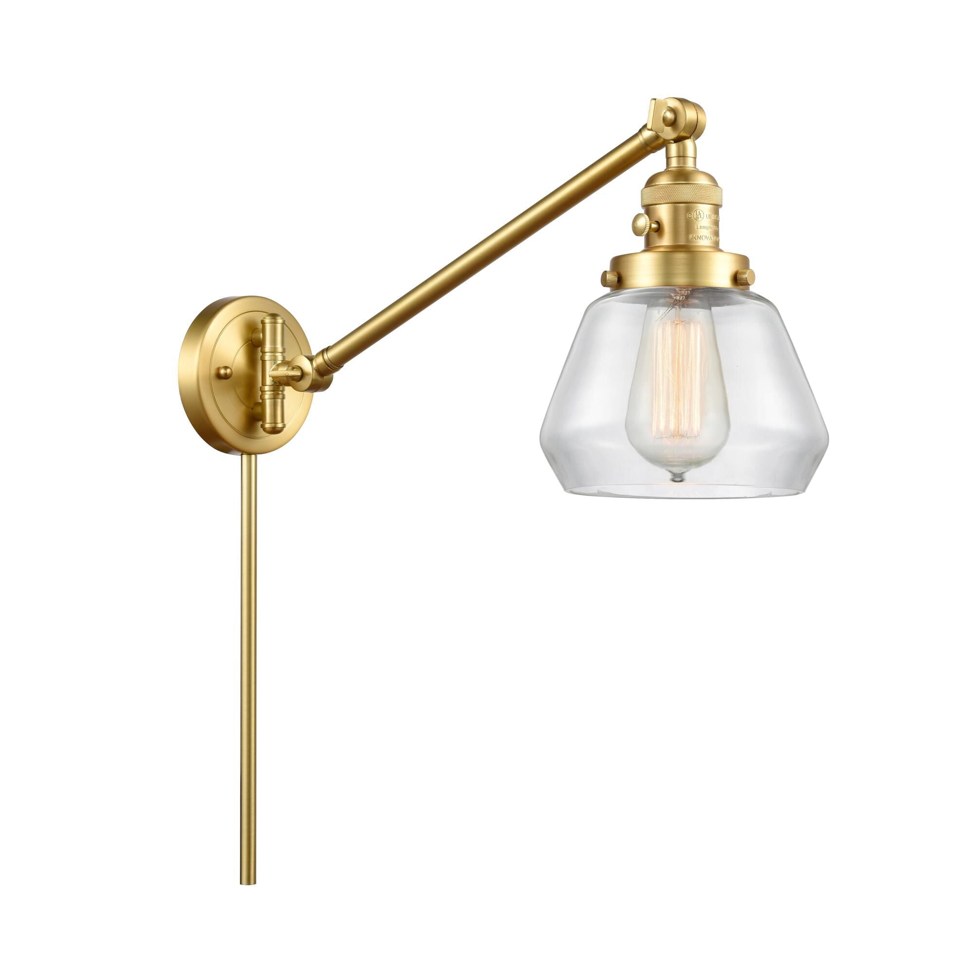 Innovations Lighting Bruno Marashlian Fulton Wall Swing Lamp Fulton - 237-SG-G172 - Restoration-Vintage