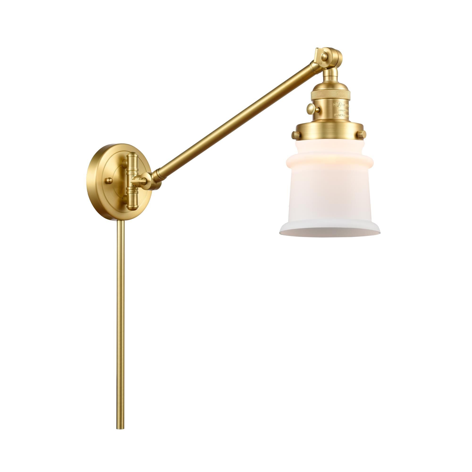 Innovations Lighting Bruno Marashlian Canton Wall Swing Lamp Canton - 237-SG-G181S - Nautical