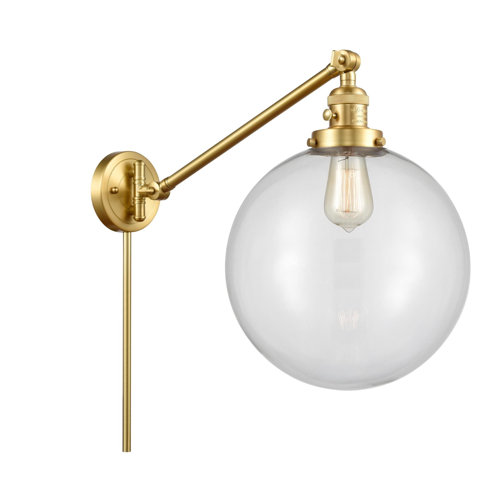 Innovations Lighting Bruno Marashlian XX-Large Beacon Wall Swing Lamp XX-Large Beacon - 237-SG-G202-12 - Modern Contemporary